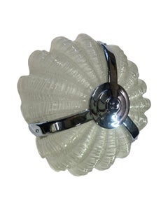 Art Deco Shell Ceiling Light and matching wall lights