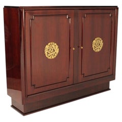 Art Deco shelves Cabinet by Jules Leleu