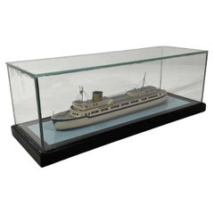 Art Deco Ship Model Of Princesse Anne Ferry Boat BY VAN RYPER
