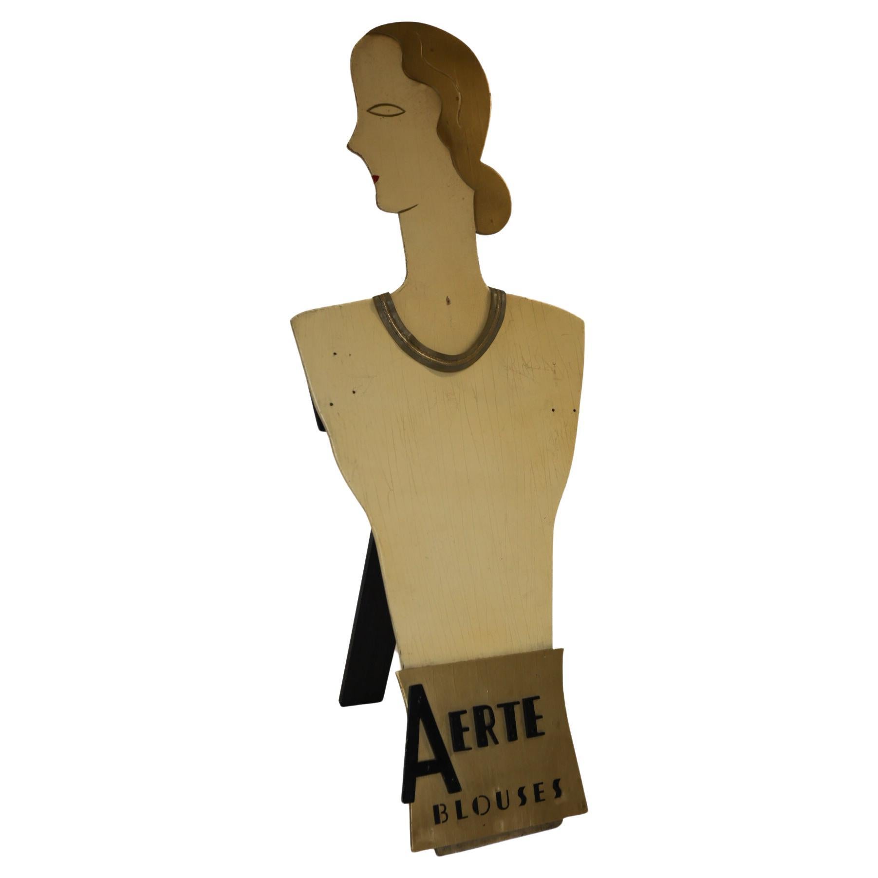 Art Deco Shop Werbetafel circa 1930s im Angebot