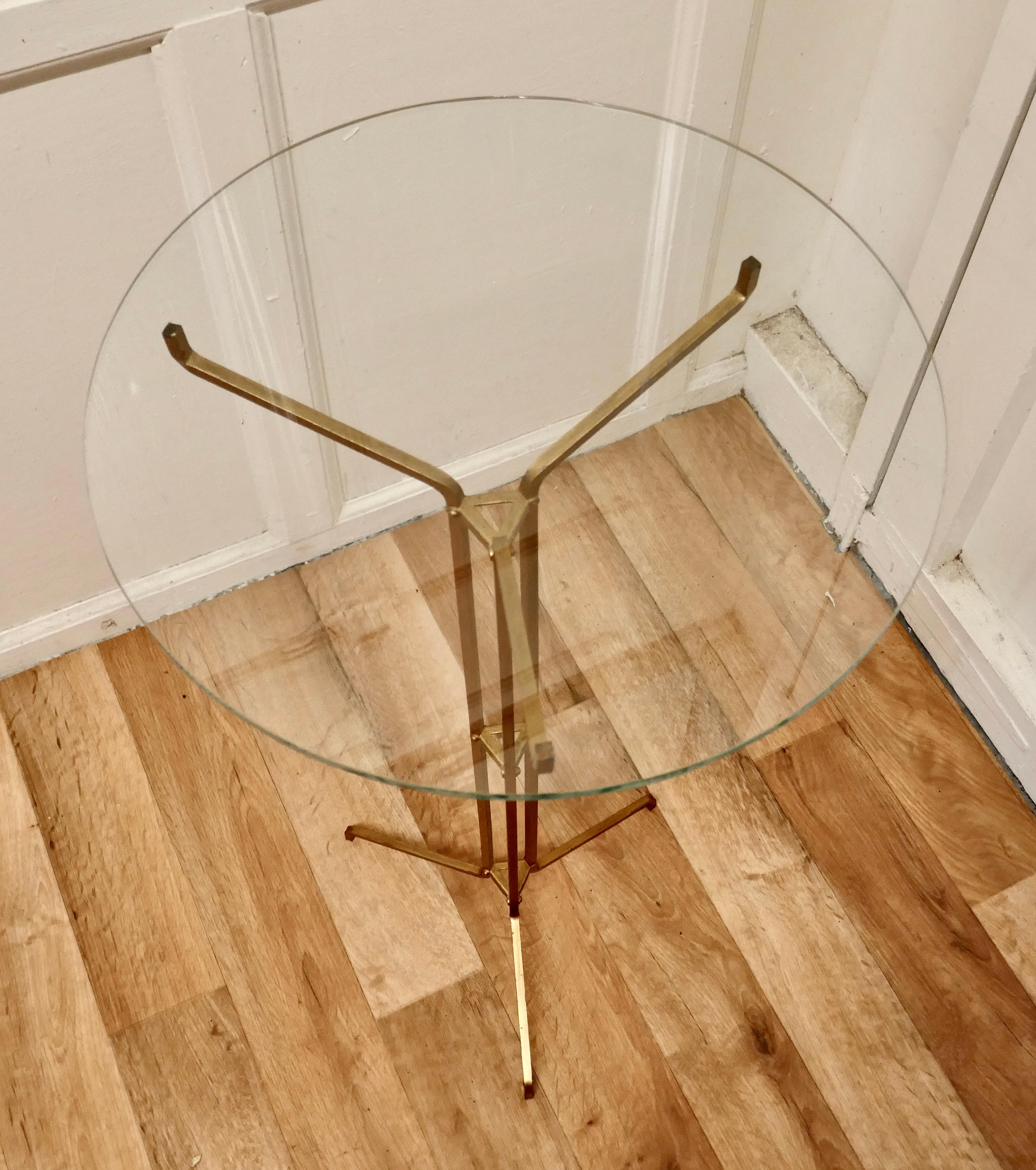 Brass Art Deco Shop Window Display Stand/ Table For Sale