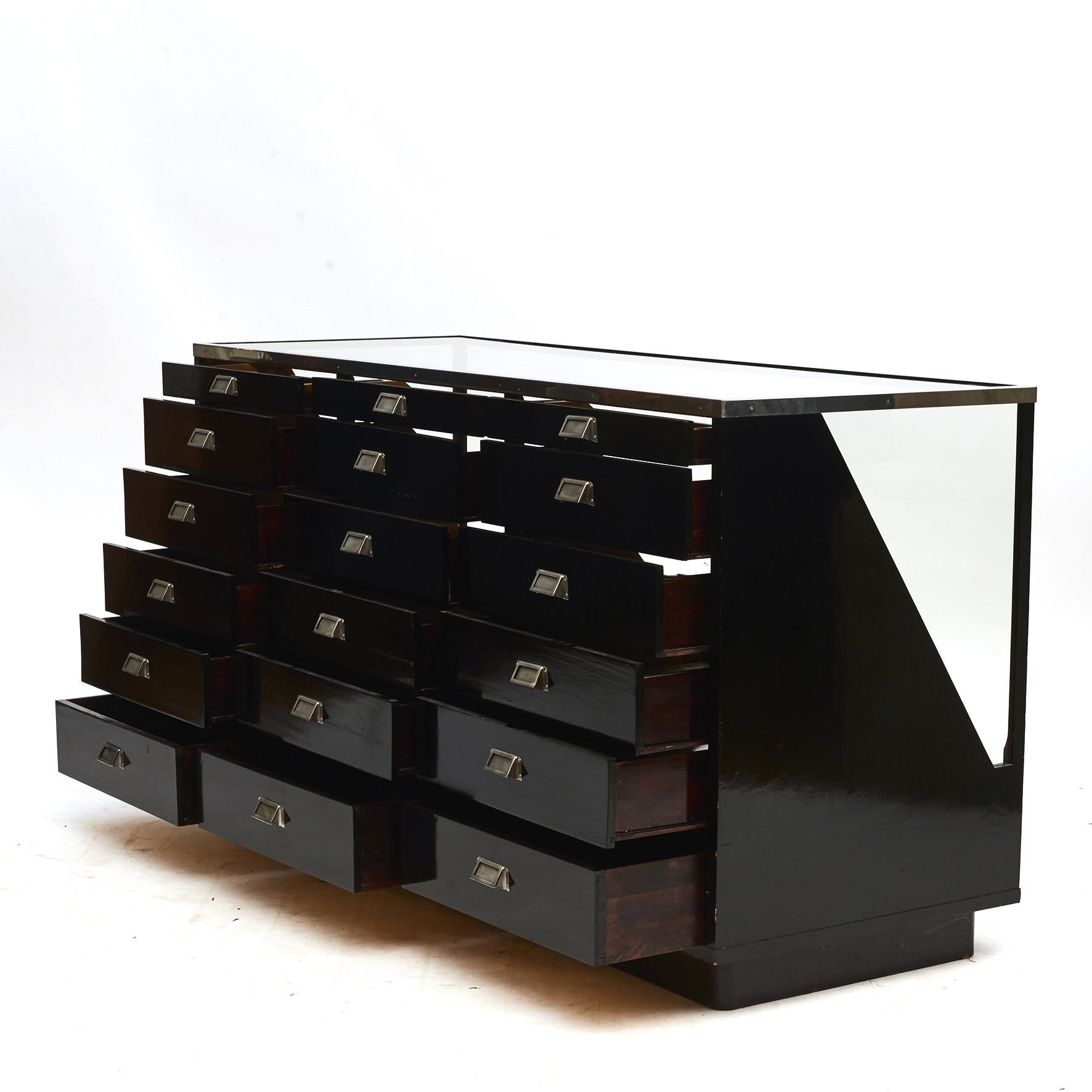 Swedish Art Deco Showcase Counter