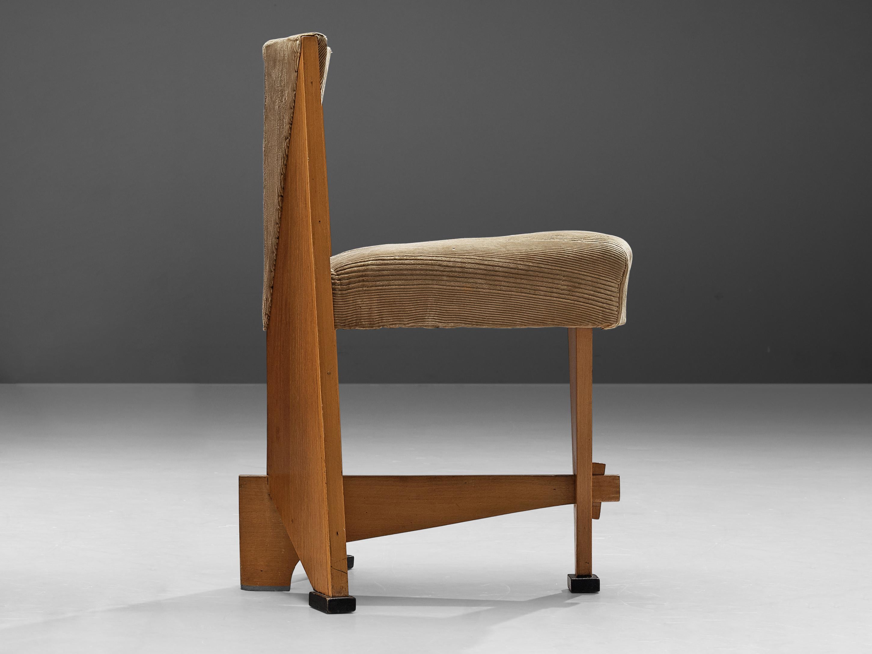 Dutch Art Deco Side Chair by Laurens Groen, 1924