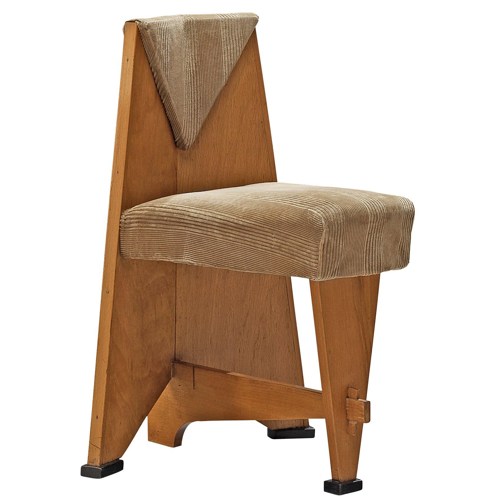 Art Deco Side Chair by Laurens Groen, 1924