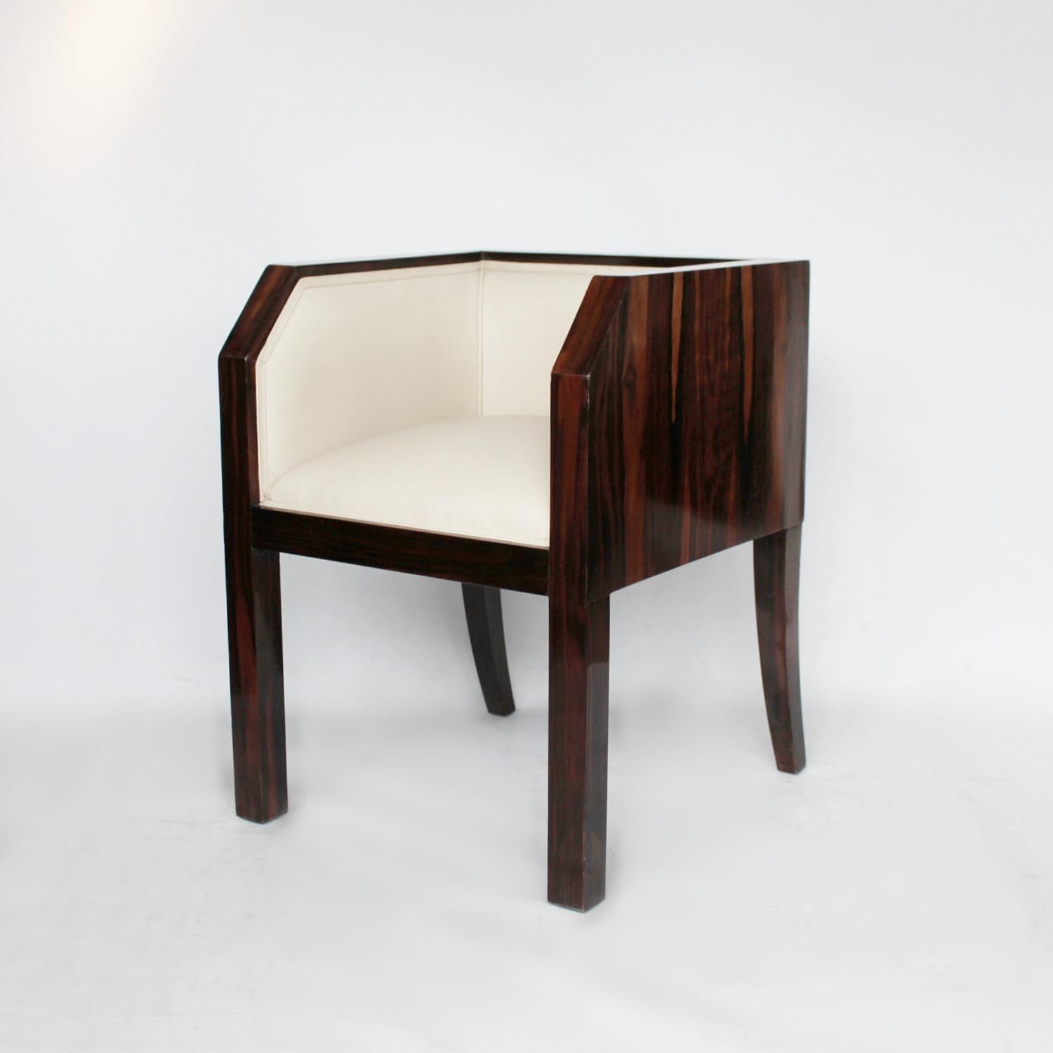 English Art Deco Side Chair
