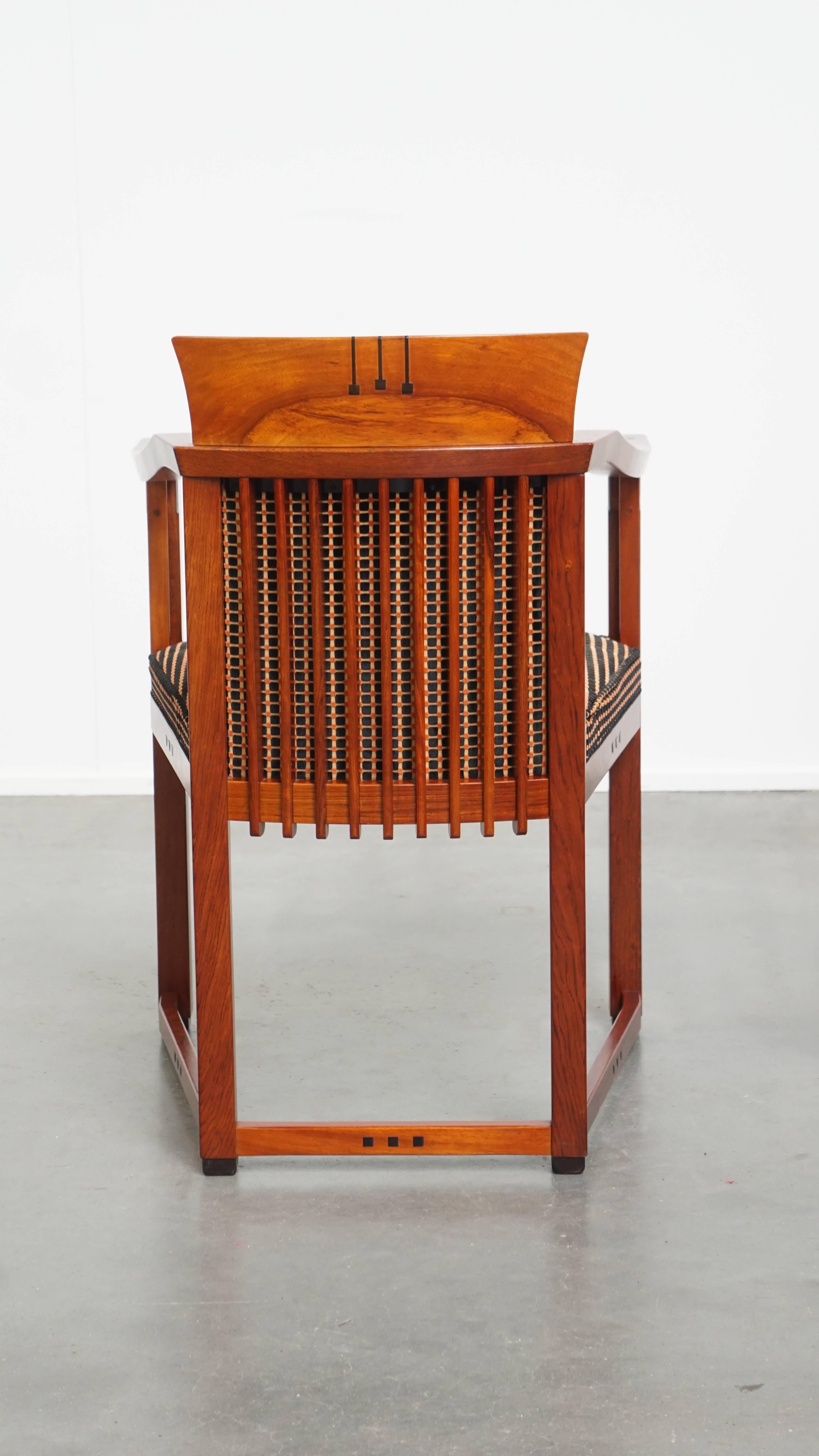 Chaise d'appoint Art déco avec accoudoirs de Schuitema de la série Decoforma Bon état - En vente à Harderwijk, NL