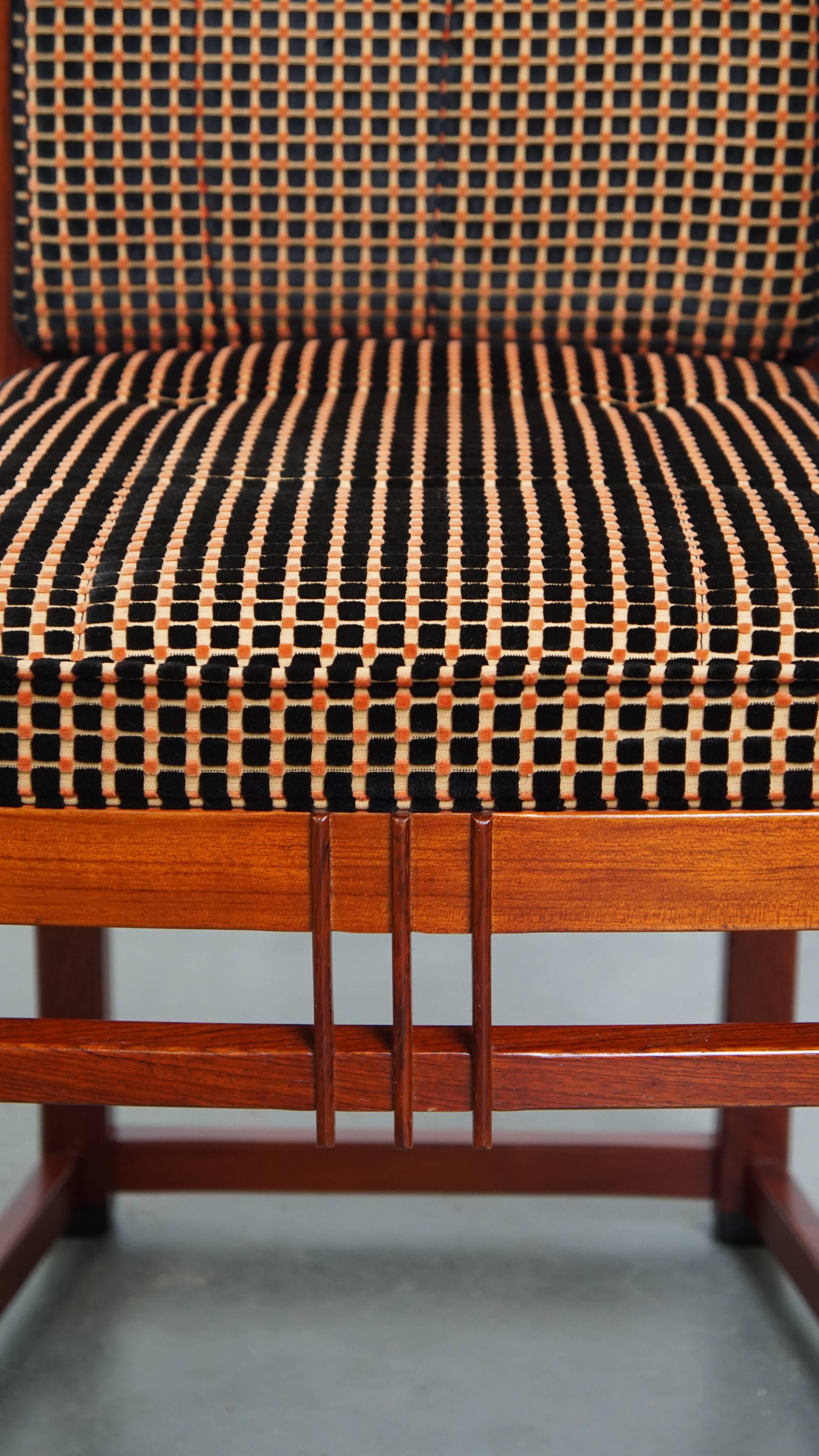 Chaise d'appoint Art déco avec accoudoirs de Schuitema de la série Decoforma en vente 3