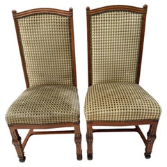 Art Deco Beistellstühle von Willem Penaat, Eiche & Makassar-Ebenholz, 1917