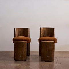 Sillas auxiliares Art Decó