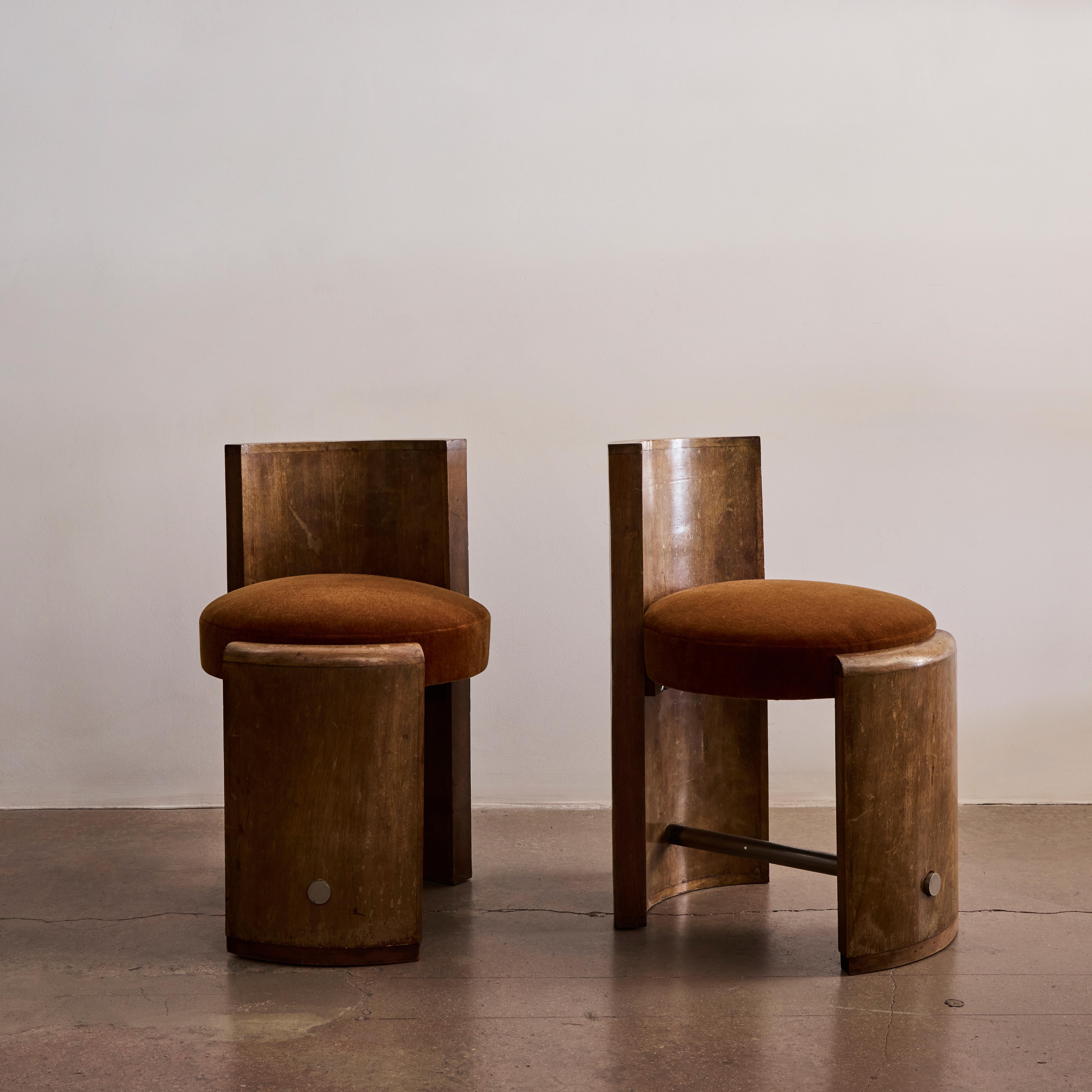 Mid-20th Century Art Deco Side Chairs For Sale