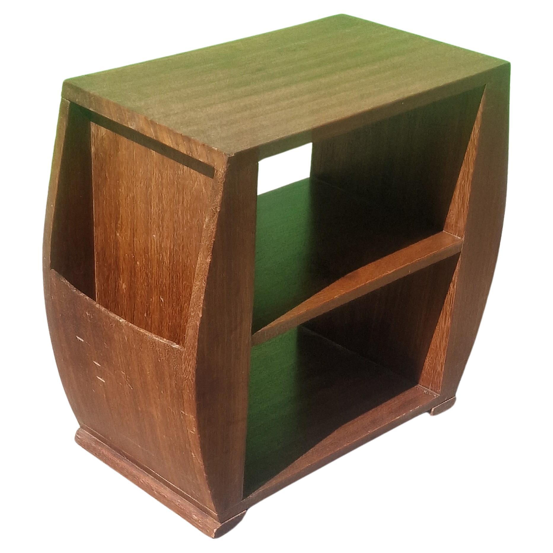Mesa auxiliar y librería Art Déco en venta