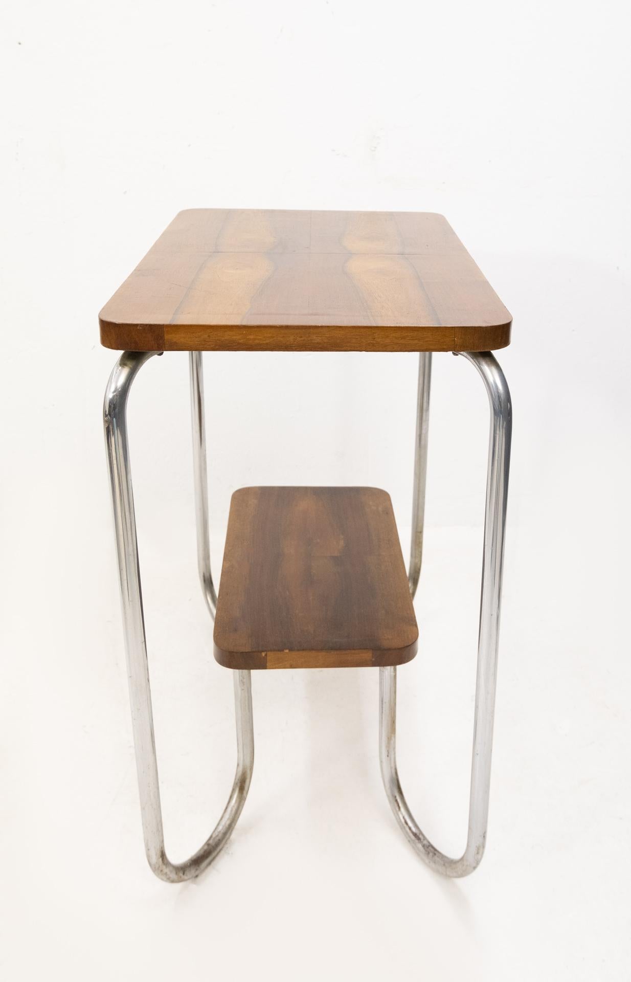Mid-20th Century Art Deco Side Table Attributed to Gispen Holland For Sale