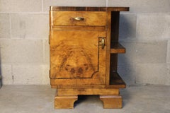 Art Deco Side Table Burl Wood circa 1920 Austria
