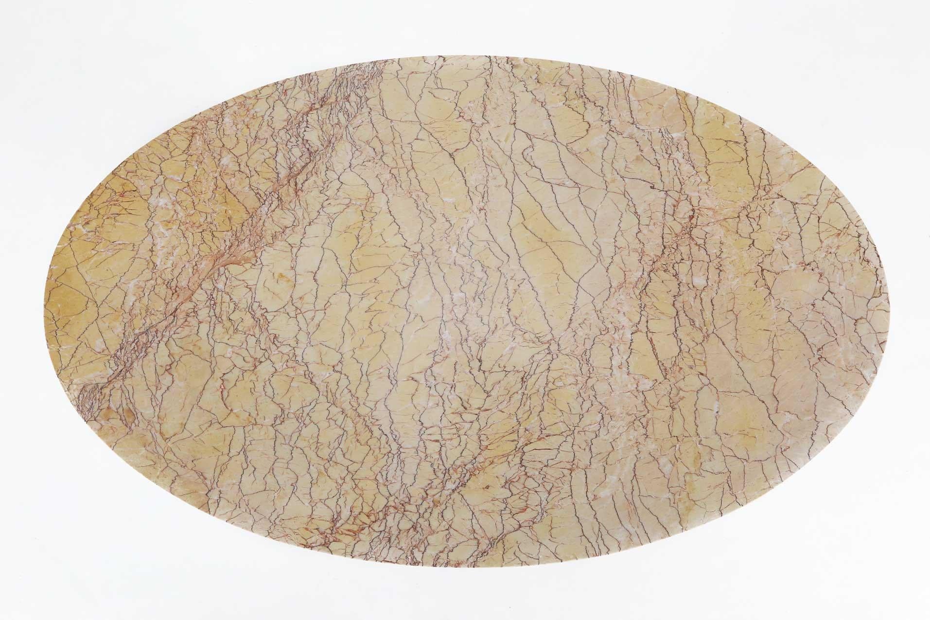 Art déco-Beistelltisch von De Coene Freres mit Holzintarsien und Marmorplatte, 1930er Jahre im Angebot 4