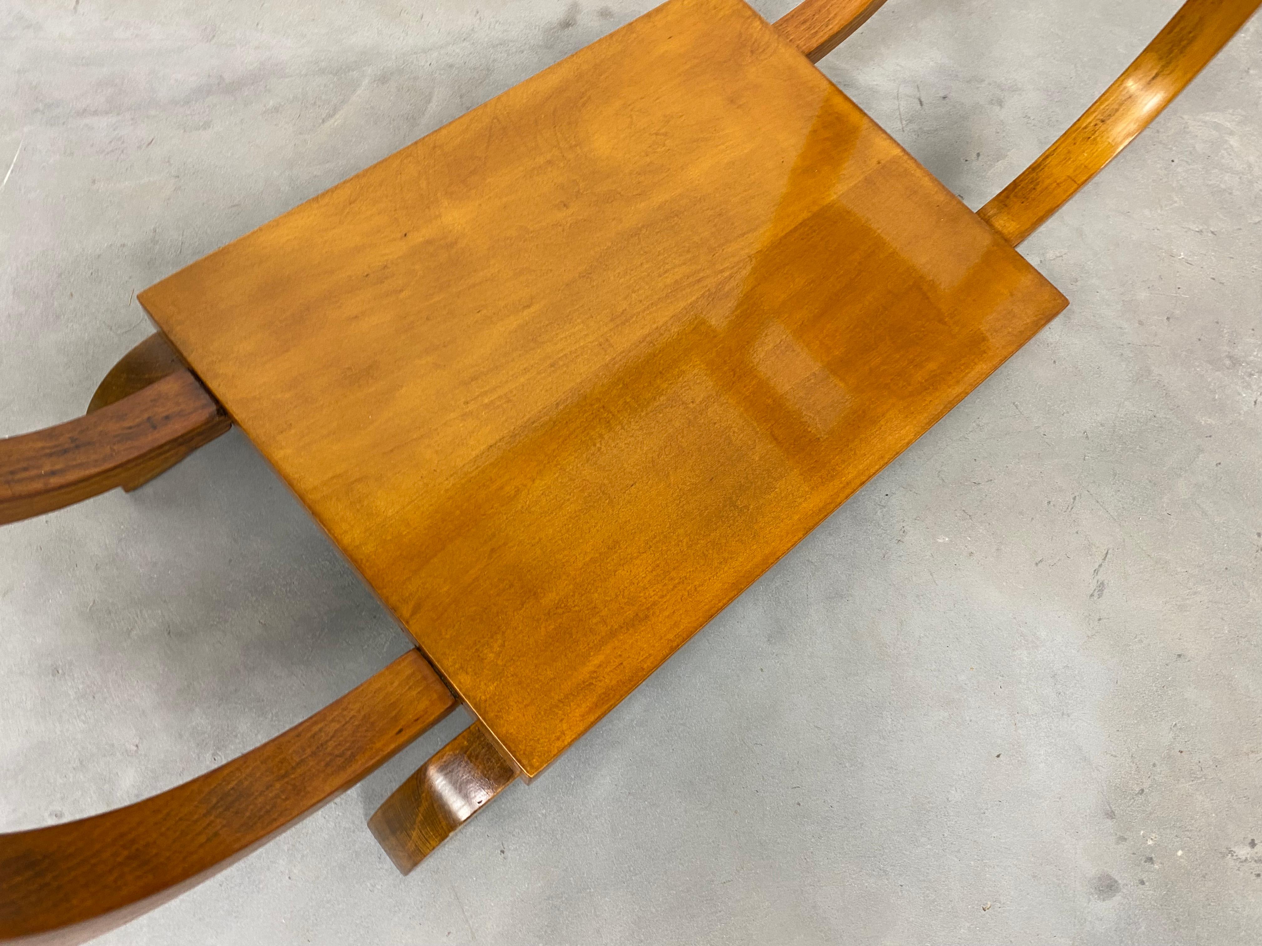 Mid-20th Century Art Deco Side Table by Thonet Debrecsen