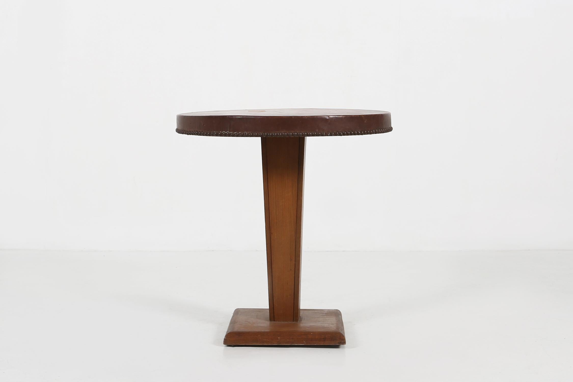 French Art Deco Side Table, Ca.1930