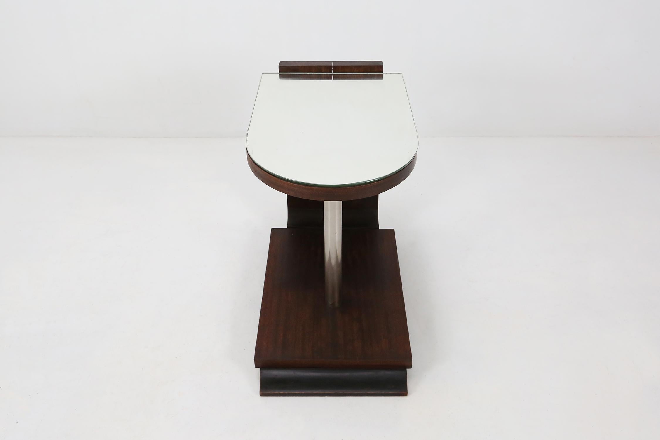 French Art Deco Side Table, Ca.1930