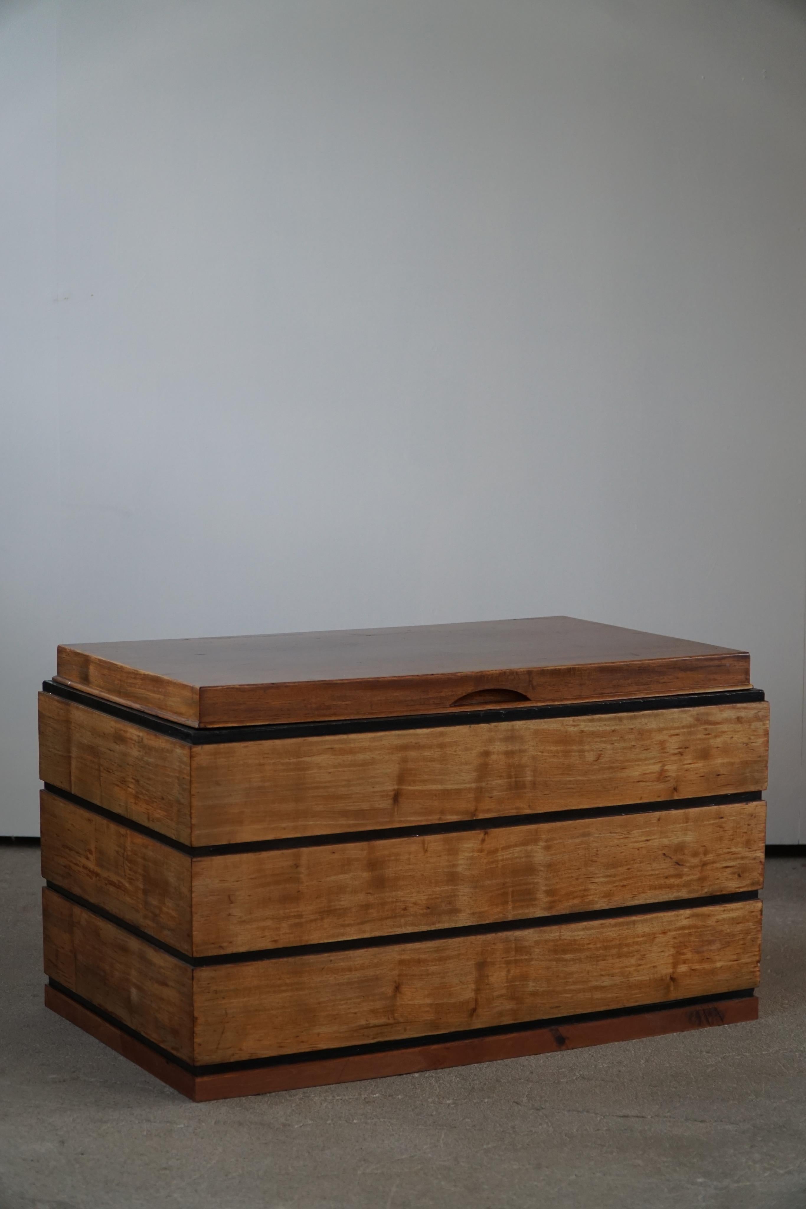 20th Century Art Deco Side Table / Chest, Danish Cabinetmaker, Made in the 1940s