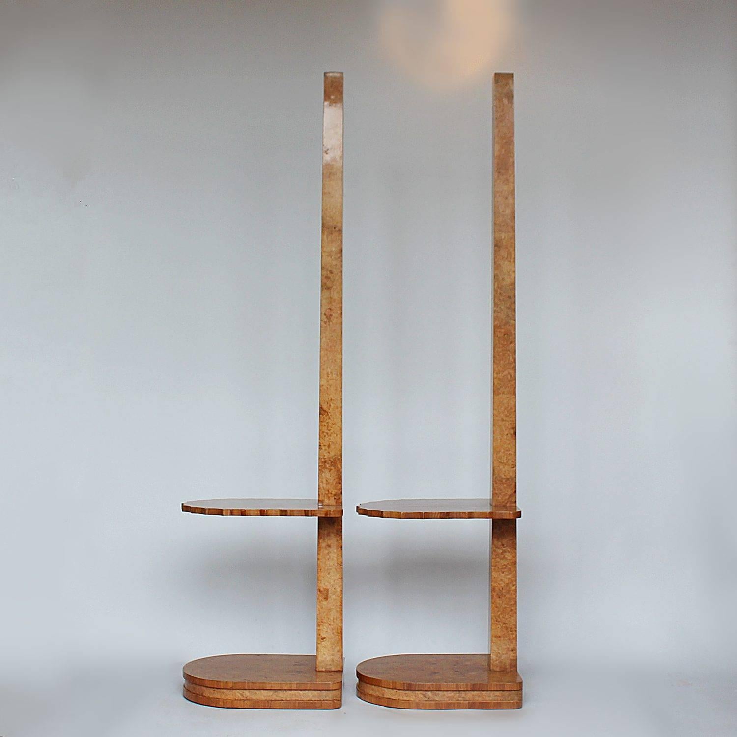 Art Deco Side Table Floor Lamps In Excellent Condition In Forest Row, East Sussex
