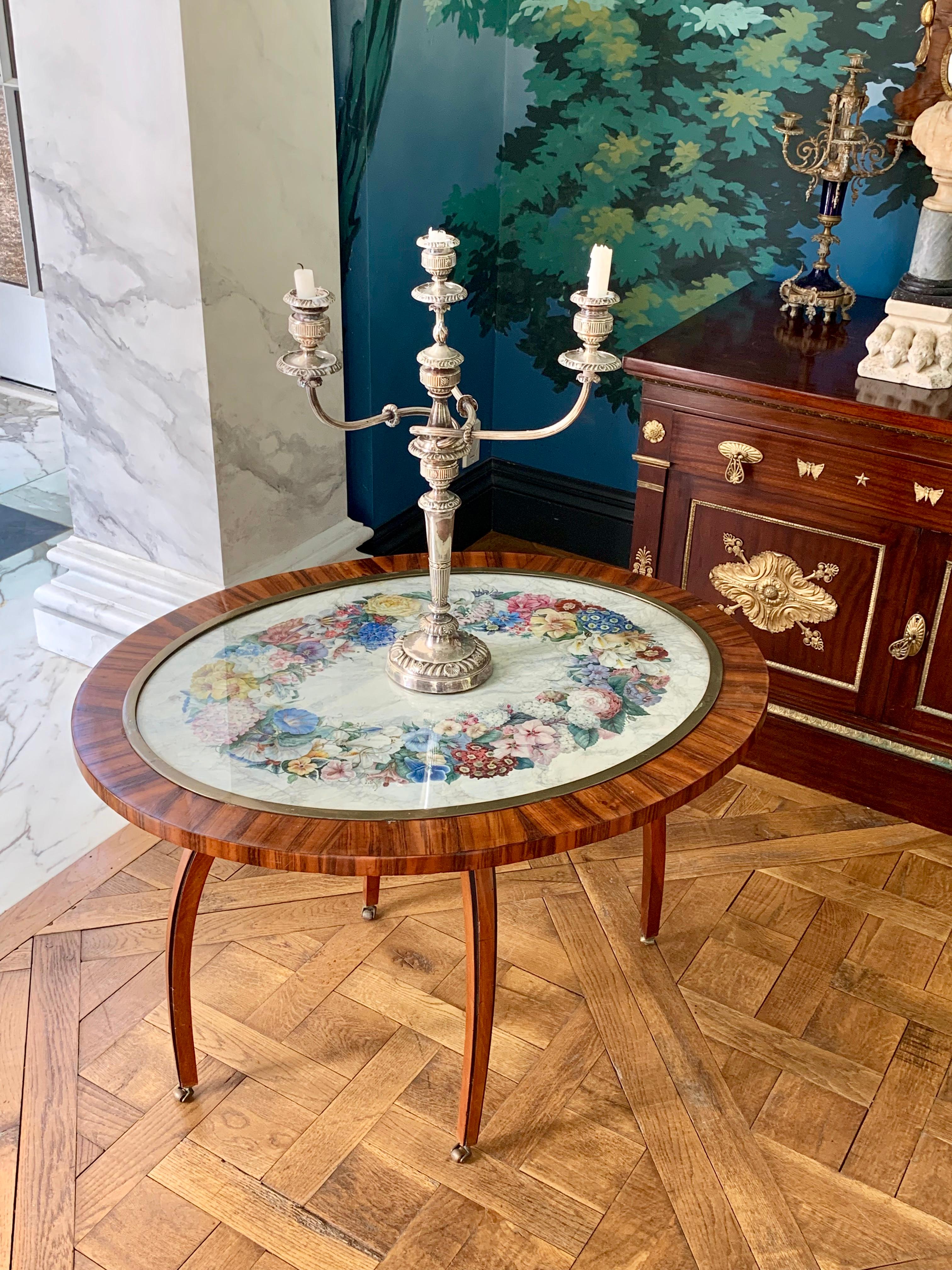Austrian Art Deco Side Table For Sale