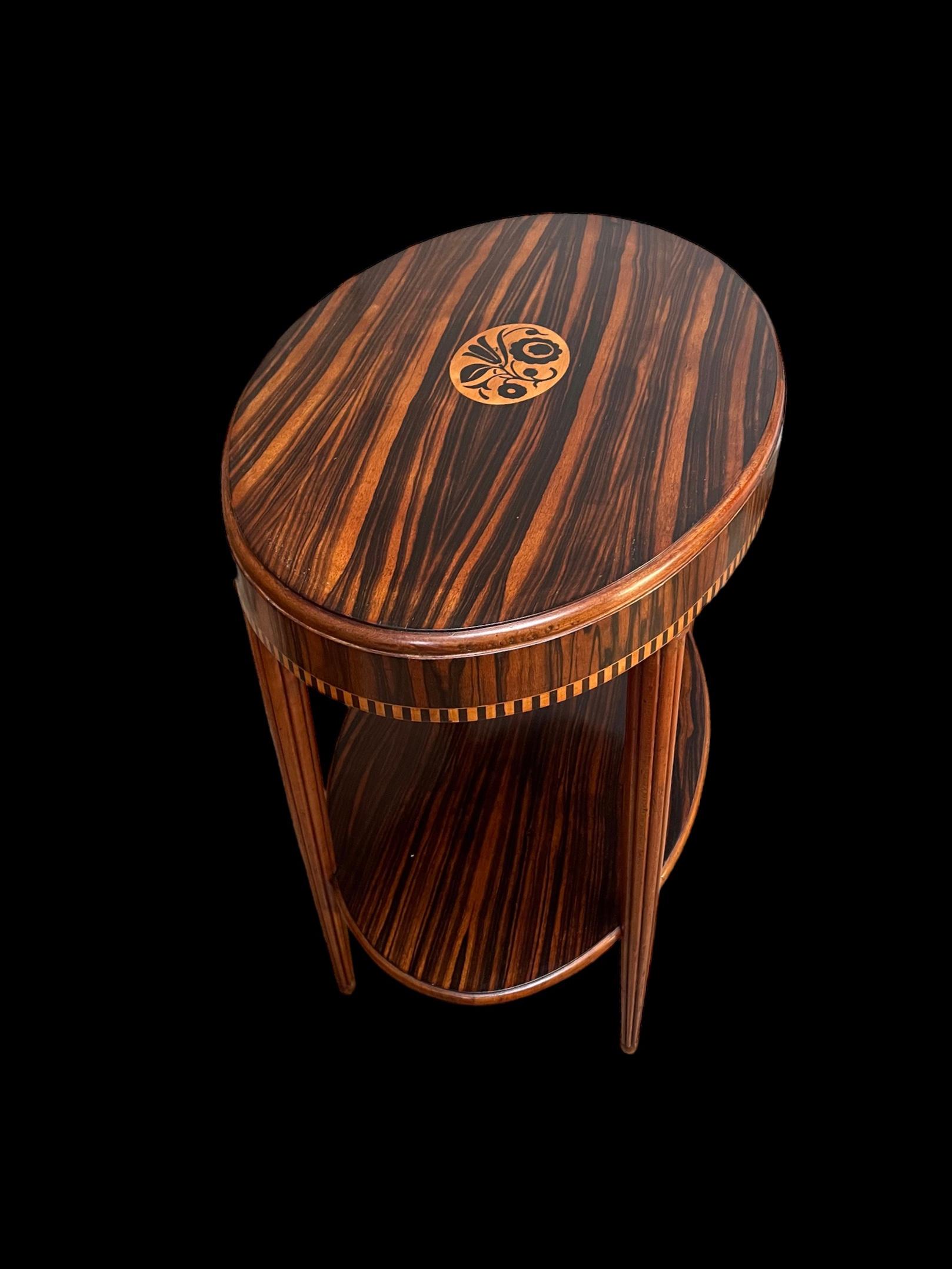 French Art Deco Side Table For Sale