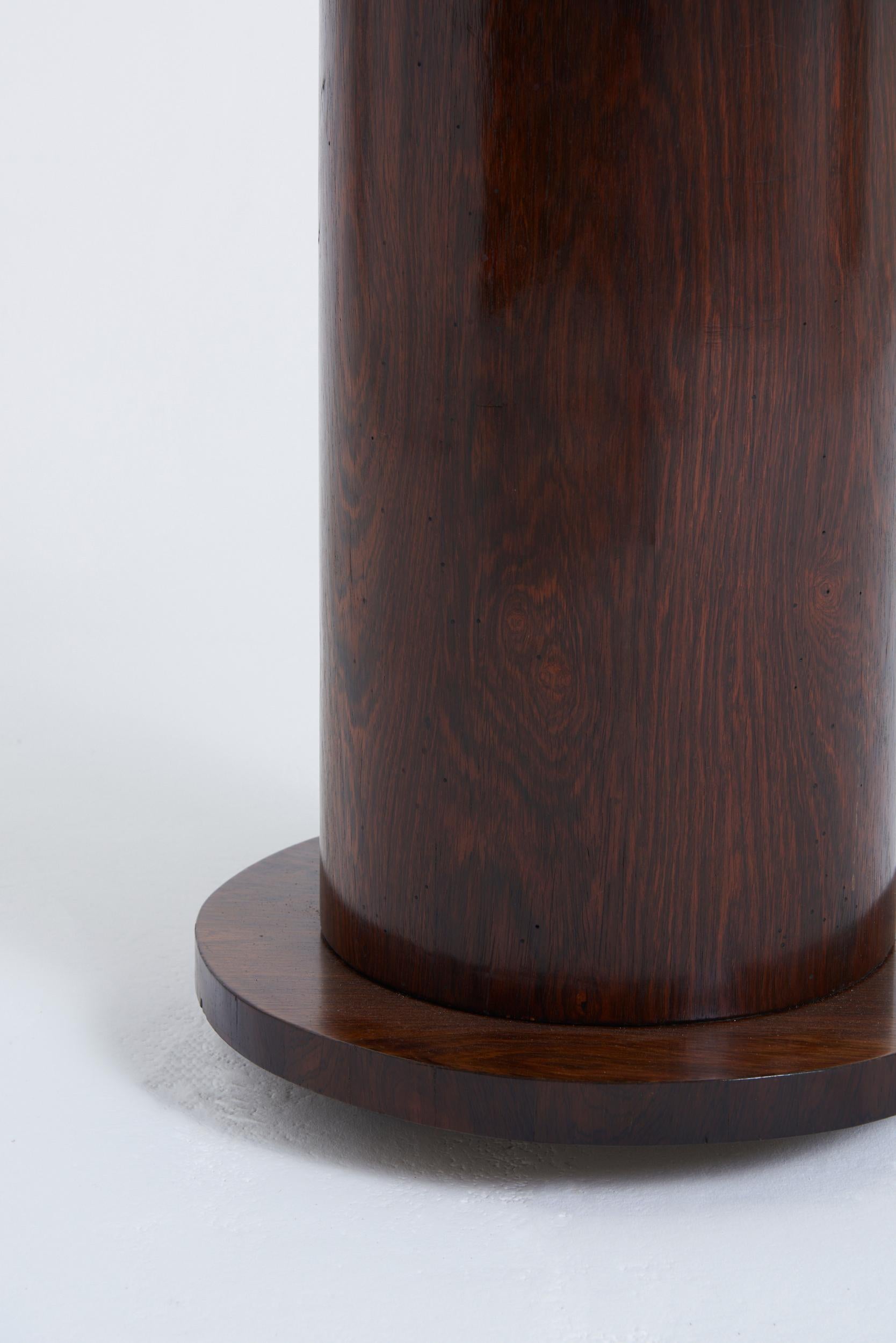 Wood Art Deco Side Table