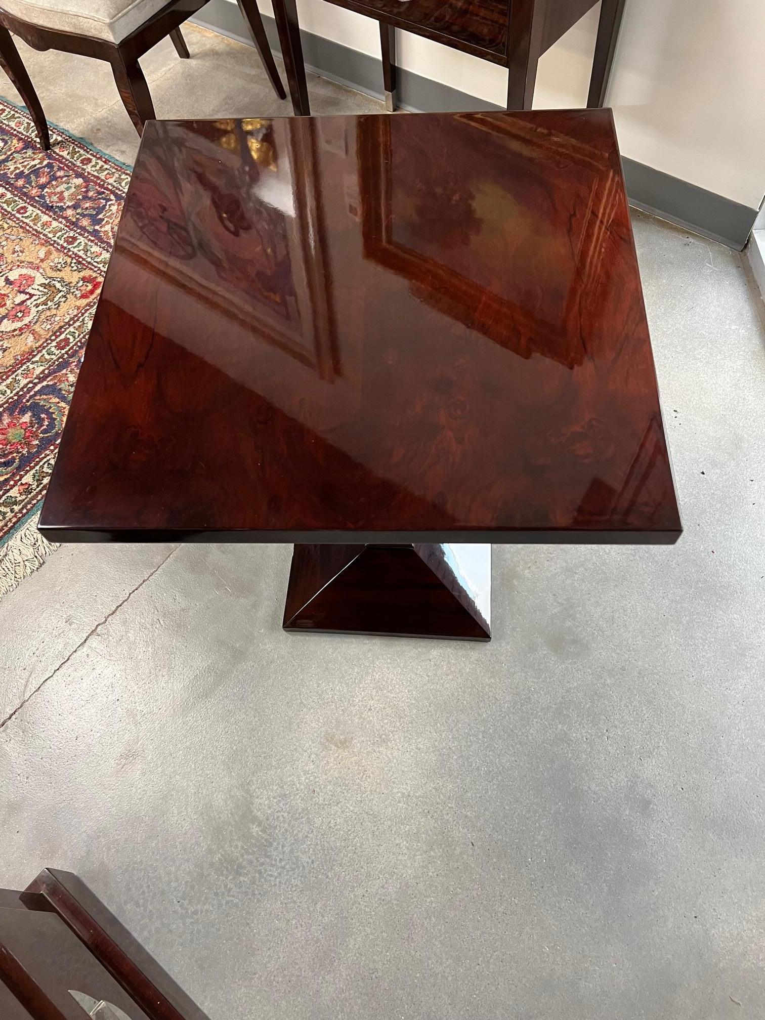 Art Deco Side Table from France In Good Condition For Sale In Houston, TX
