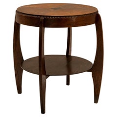 Art Deco Side Table in Mahogany and Coromandel, the Netherlands, 1930s