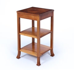 Art Deco Side Table in Walnut