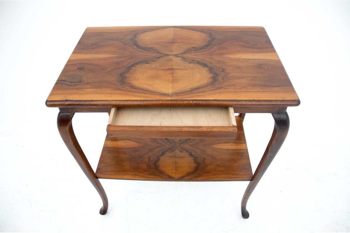 Polish Art Deco side table, Poland, 1950s For Sale