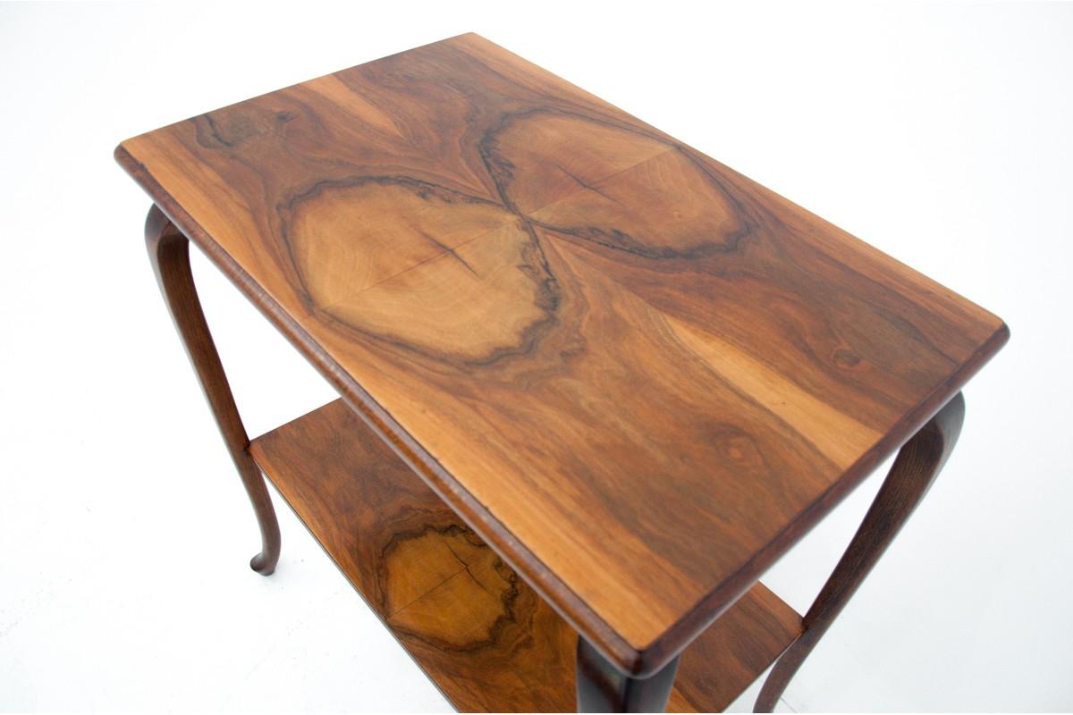 Art Deco side table, Poland, 1950s In Good Condition For Sale In Chorzów, PL