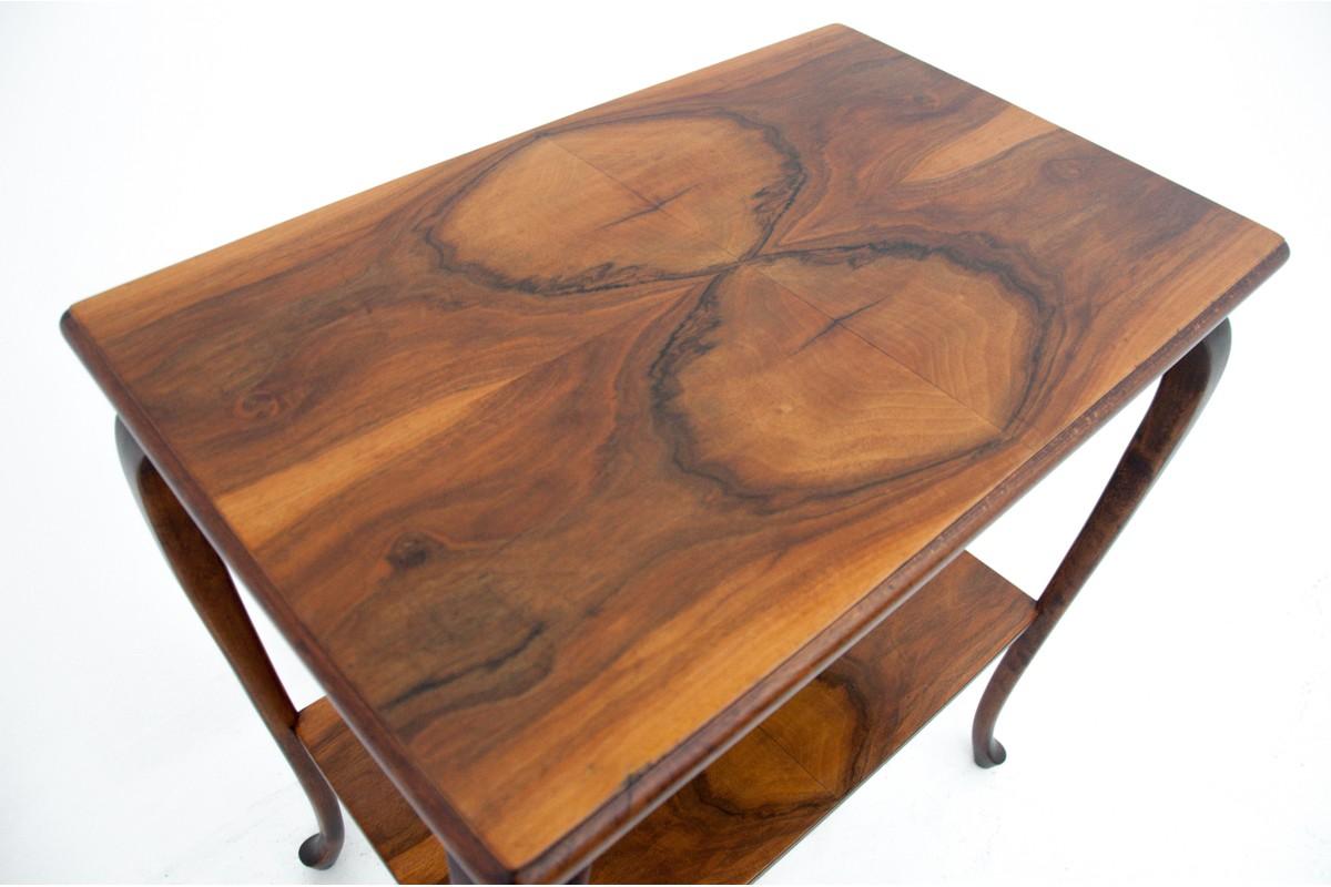 Mid-20th Century Art Deco side table, Poland, 1950s For Sale