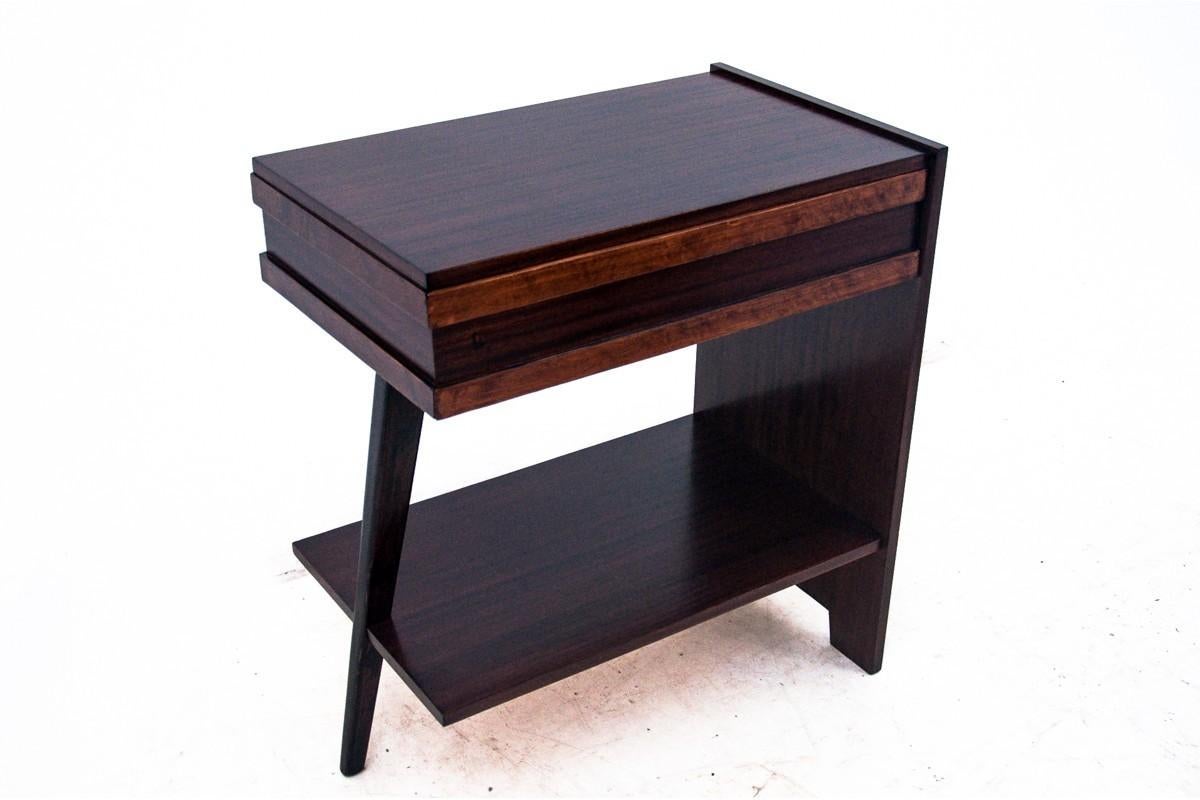 20th Century Art Deco side table, Poland, 1950s For Sale