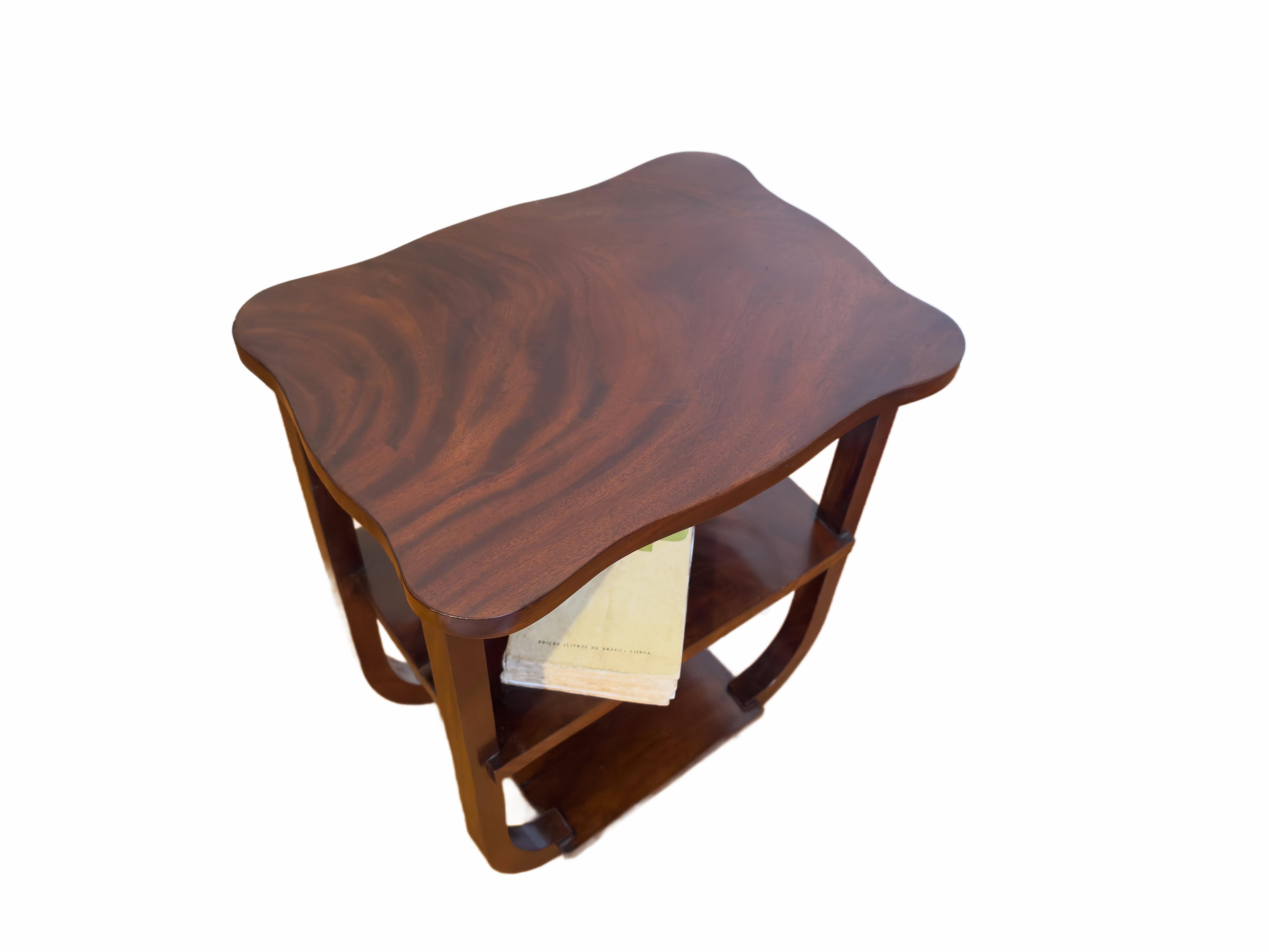 French Art Deco Side Table, Portuguese, 20th Century For Sale