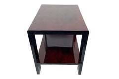 Art Deco Side Table Rectangular from Paris around 1930 with Beautiful Veneer