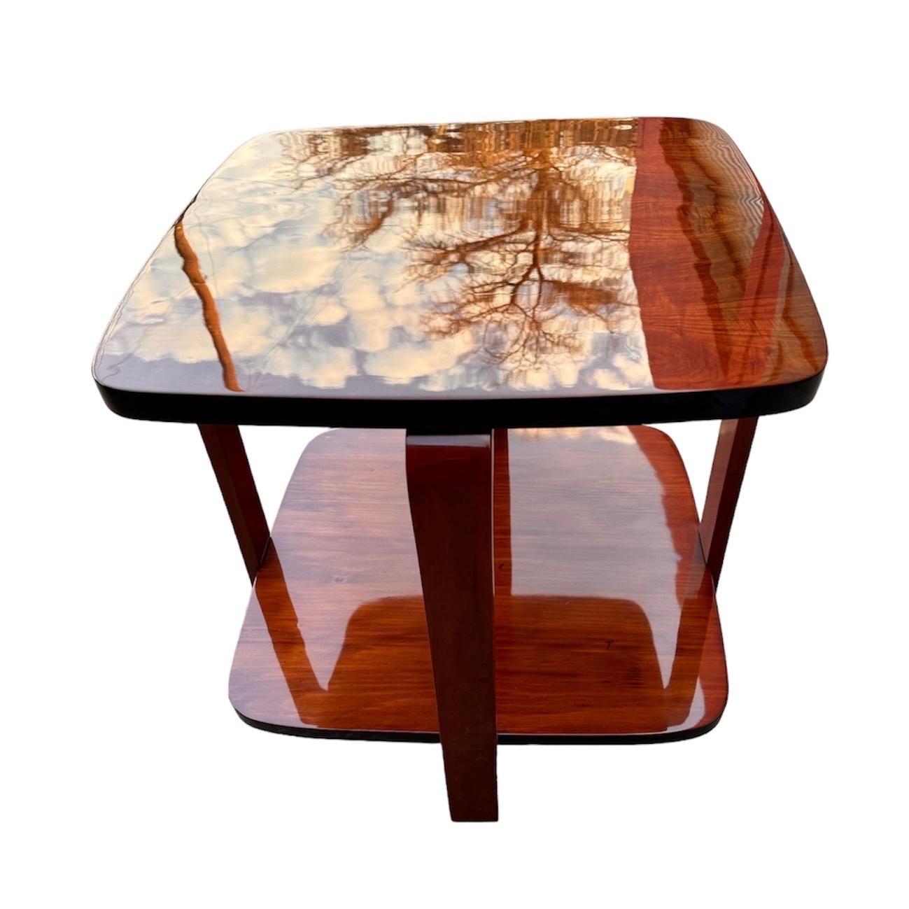 Argentine Art Deco Side Table Restored For Sale