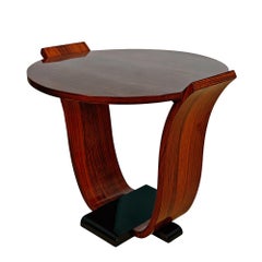 Art Deco side table with tulip base – France 1930