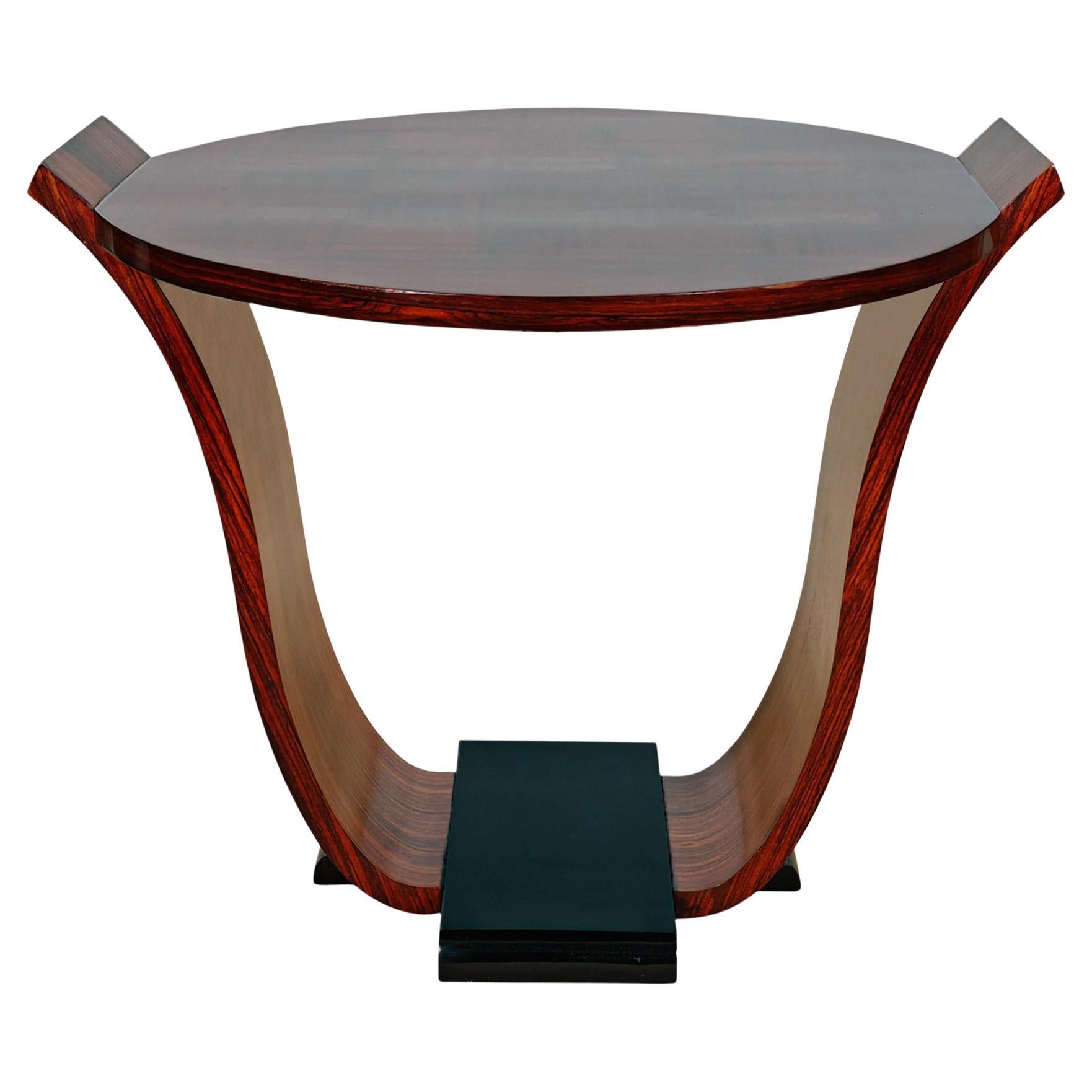 Art Deco side table with tulip base – France 1930 For Sale