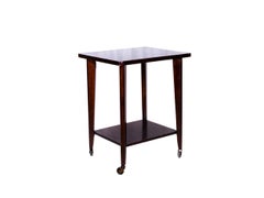 French Art Deco Tray Table on Wheels, 20th Century