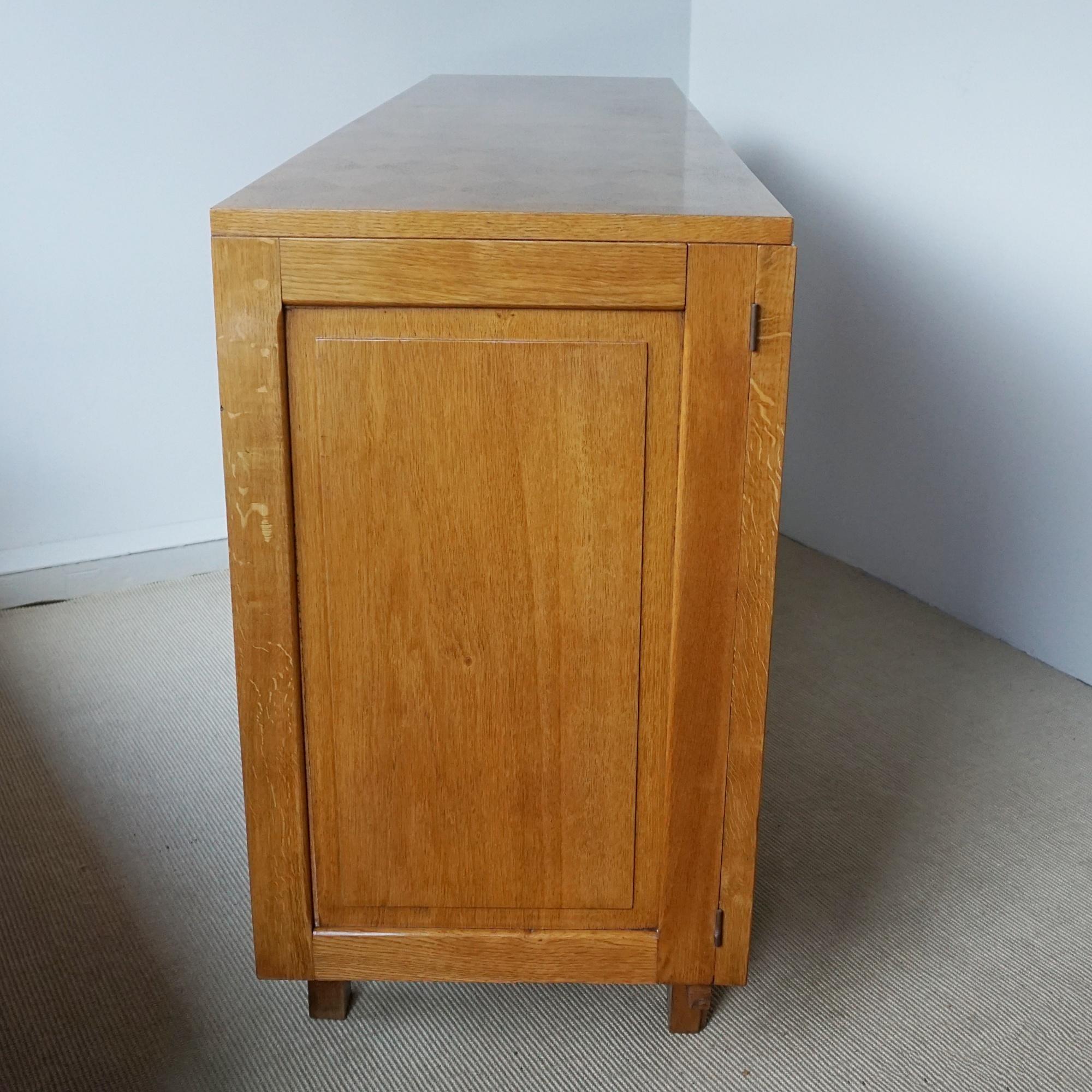 Francese Credenza Art Déco attribuita ad Andre Arbus lunga 2 metri