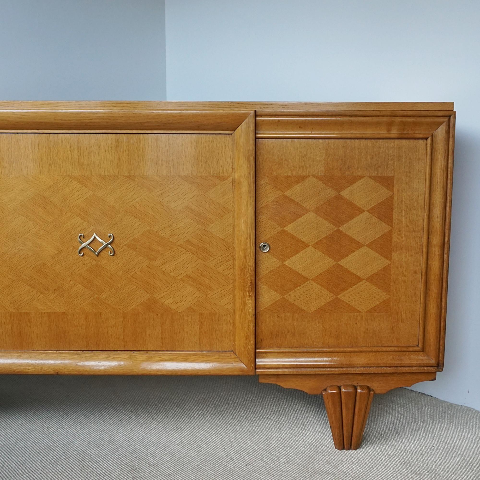 Credenza Art Déco attribuita ad Andre Arbus lunga 2 metri In condizioni buone a Forest Row, East Sussex
