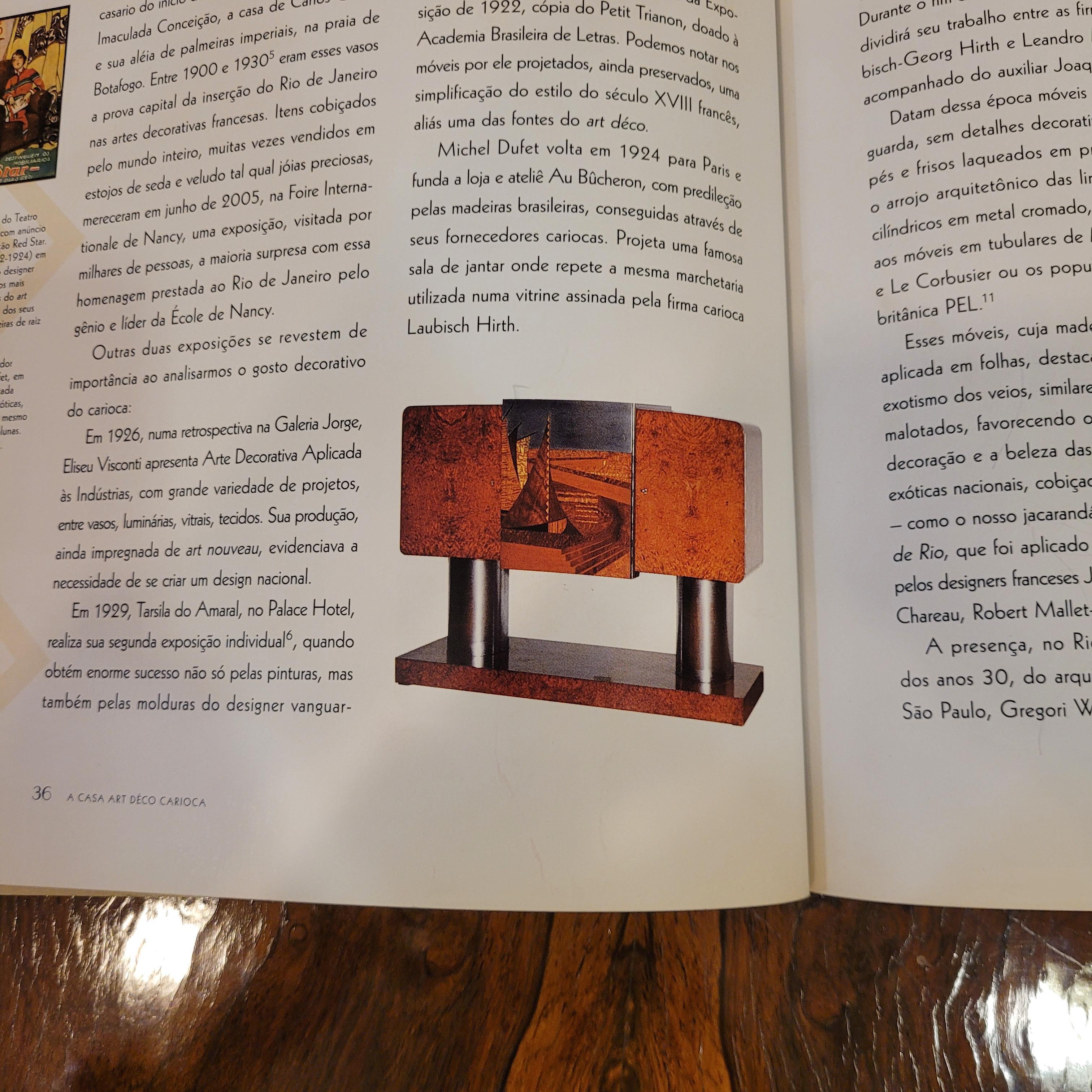 Credenza Buffet Art Deco, Michel Dufet per Leandro Martin Brasile in vendita 7