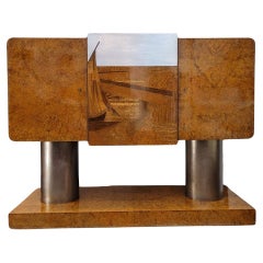 Art déco-Sideboard-Anrichte im Art déco-Stil, Michel Dufet für Leandro Martins Brasilien