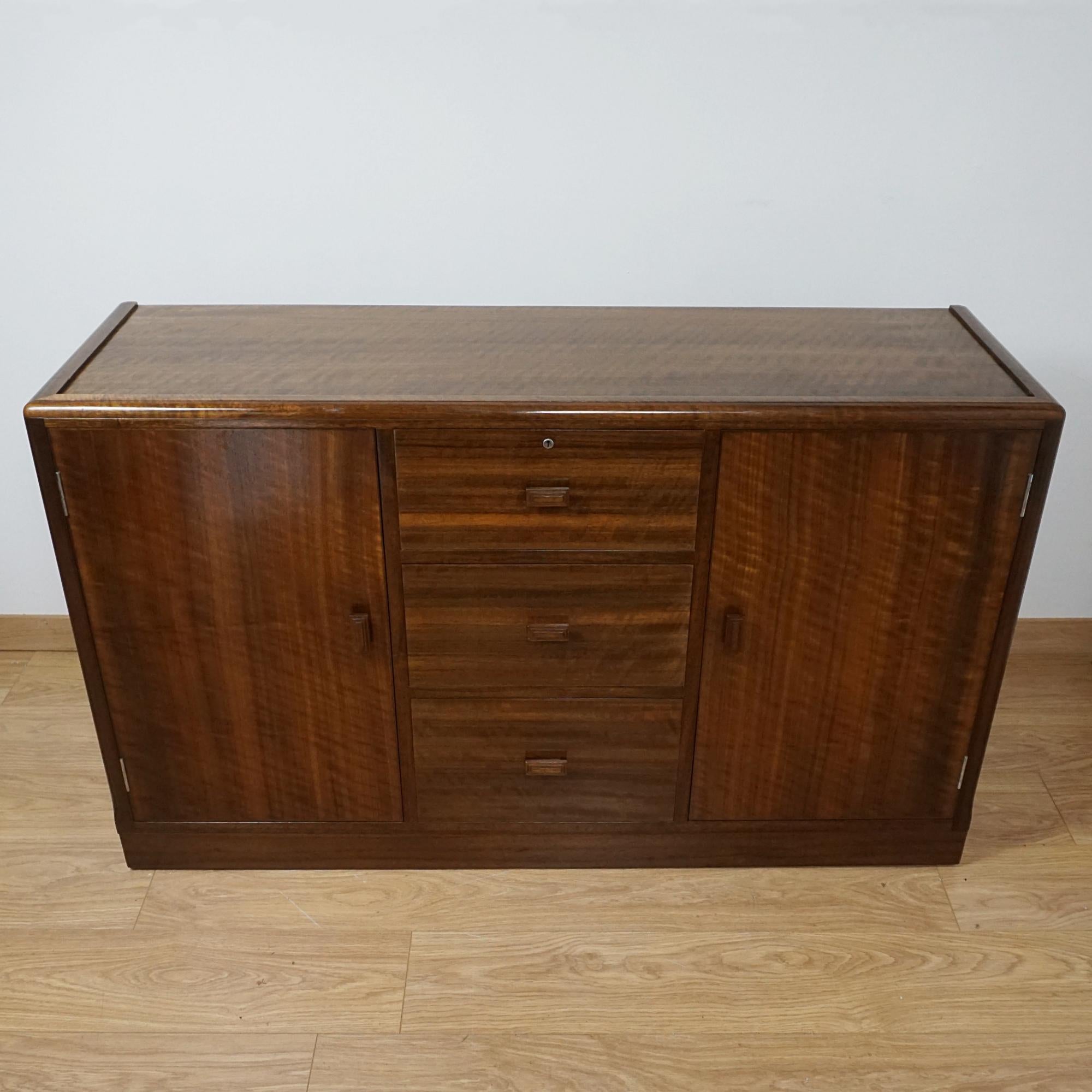 English Art Deco Sideboard by Betty Joel For Sale