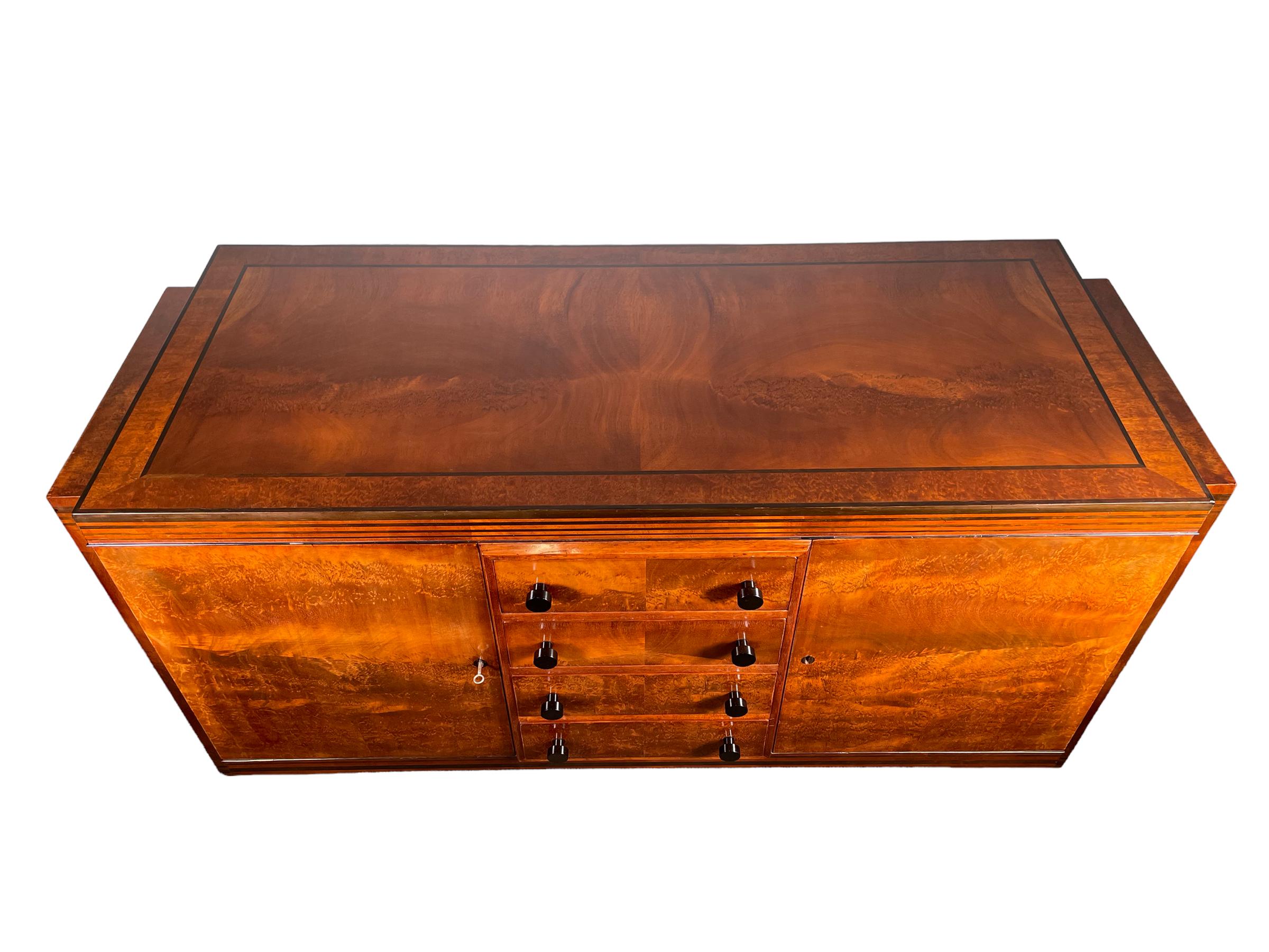 Art Deco Sideboard by Charles A. Richter for Bath Makers For