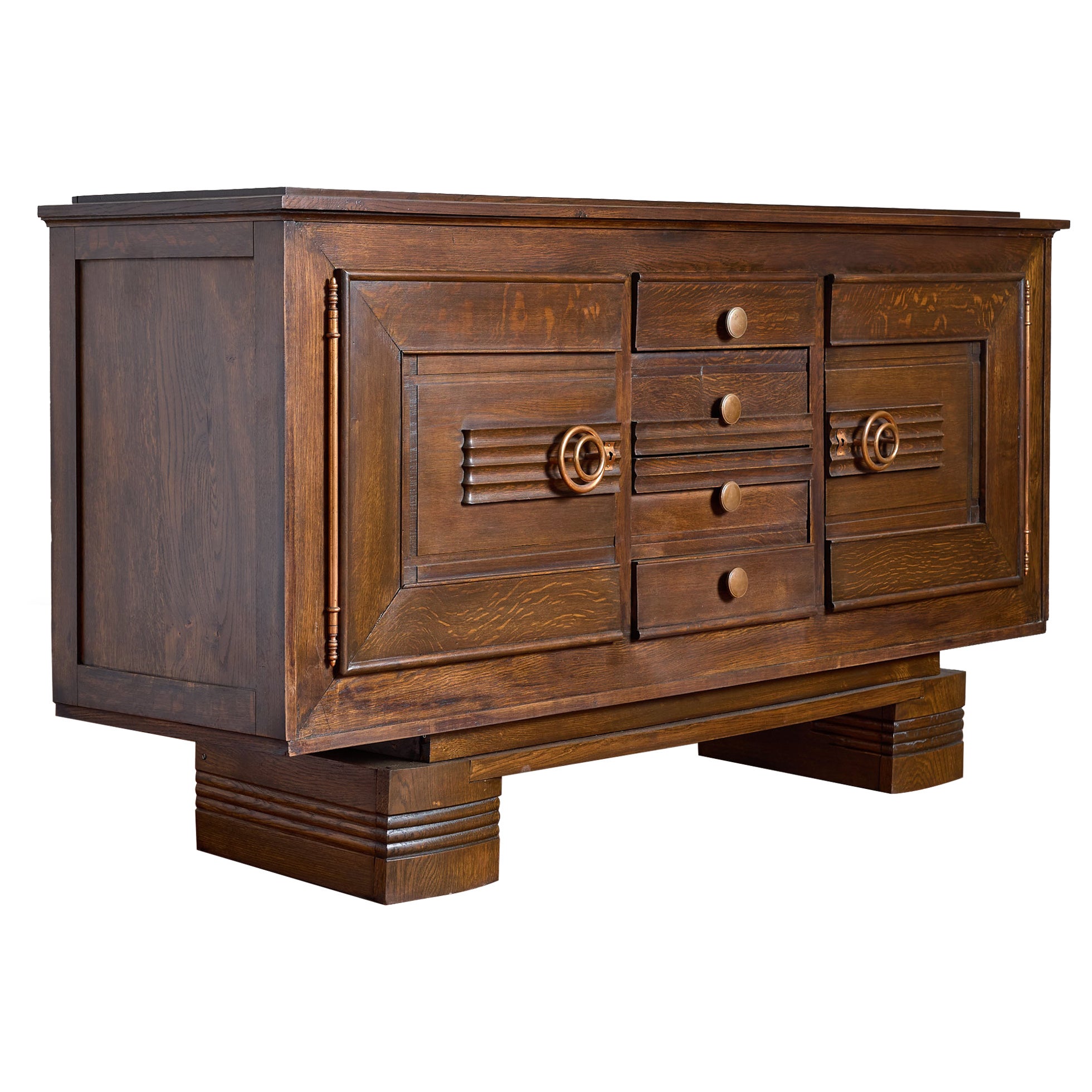 Art Deco Sideboard by Charles Dudouyt For Sale
