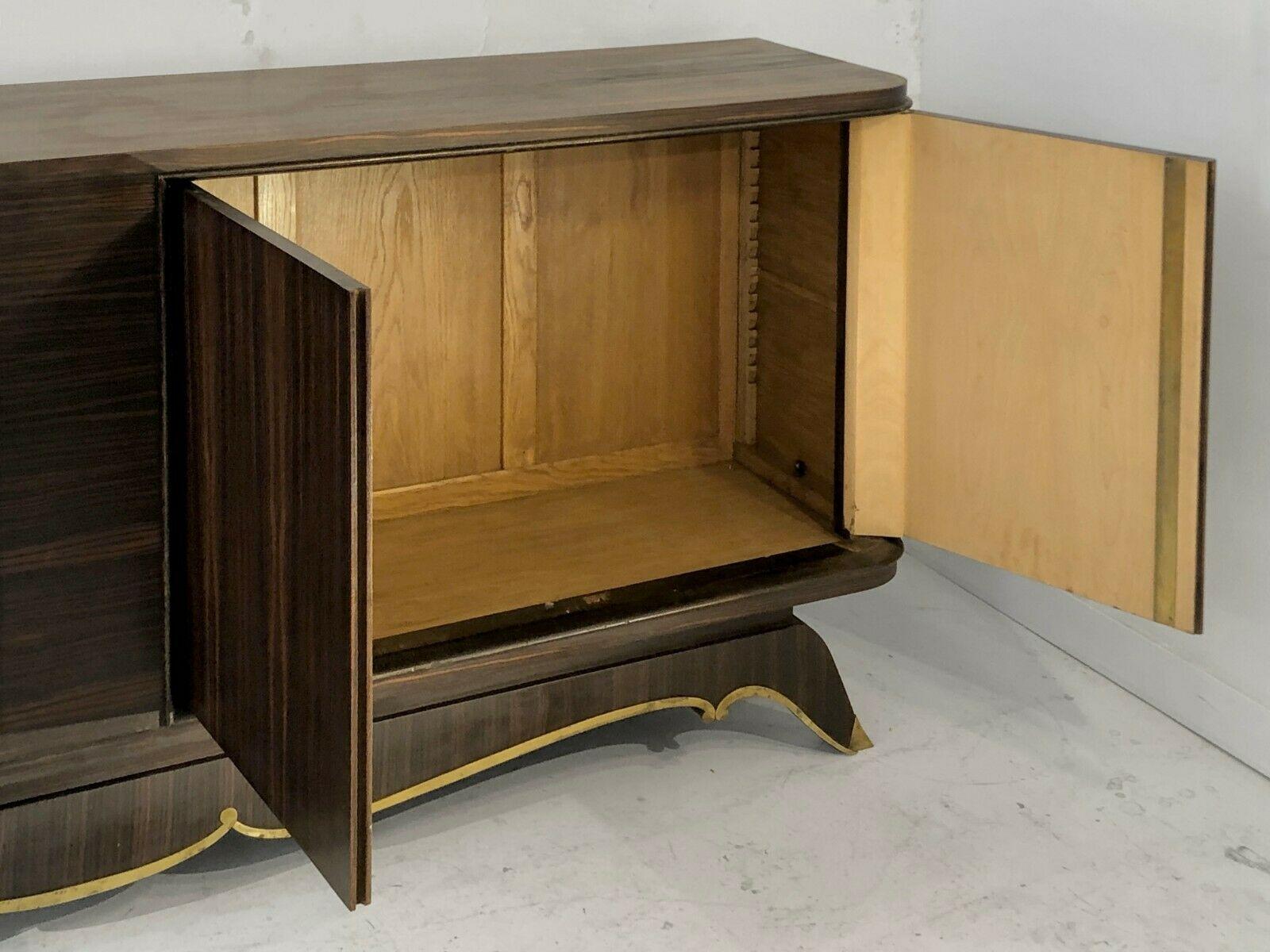 Mid-20th Century A Wide Spectacular ART DECO NEO-CLASSICAL SIDEBOARD by JULES LELEU, France 1930 For Sale