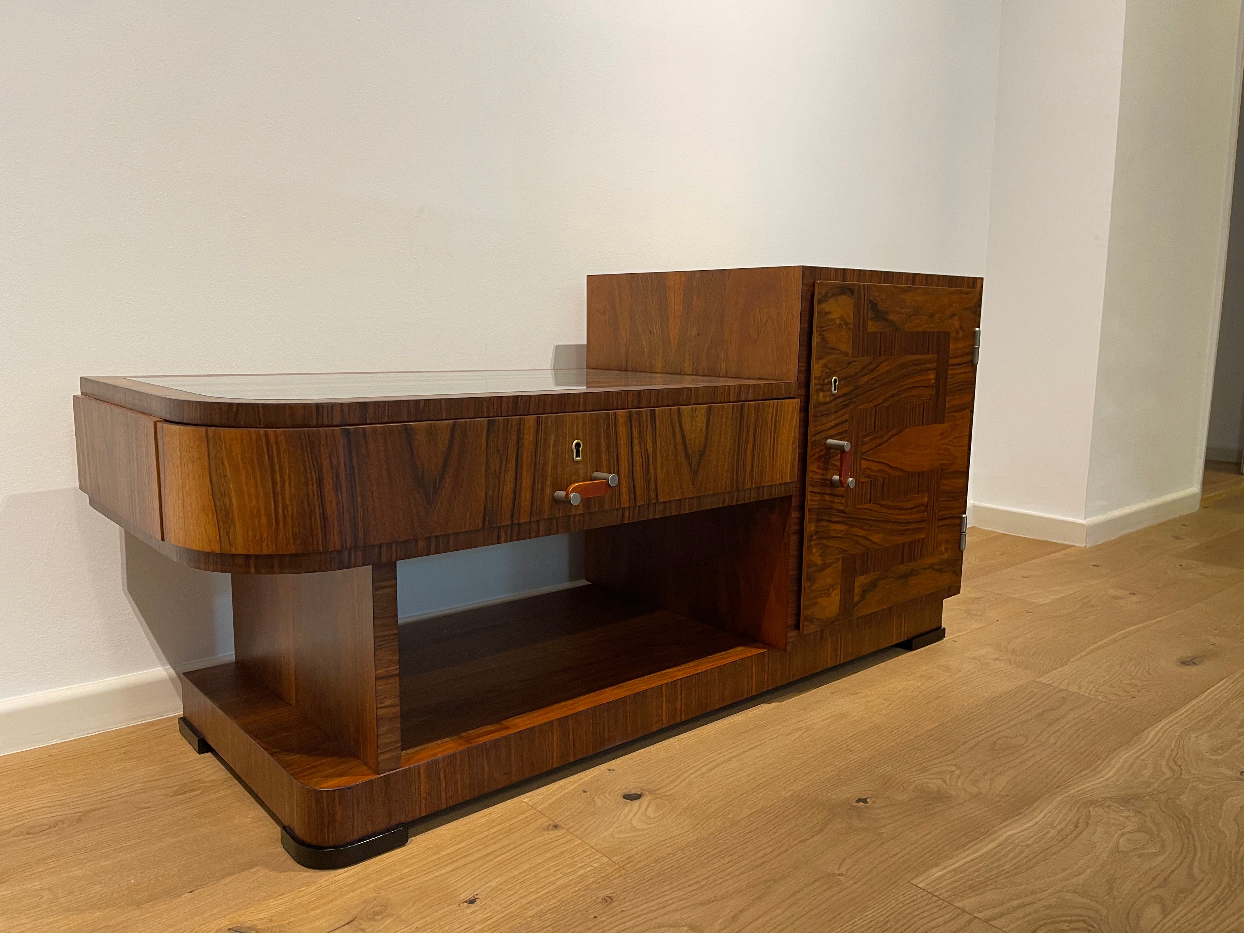 Hungarian Art Deco Sideboard by Károly Lingel, Hungary, 1930s For Sale