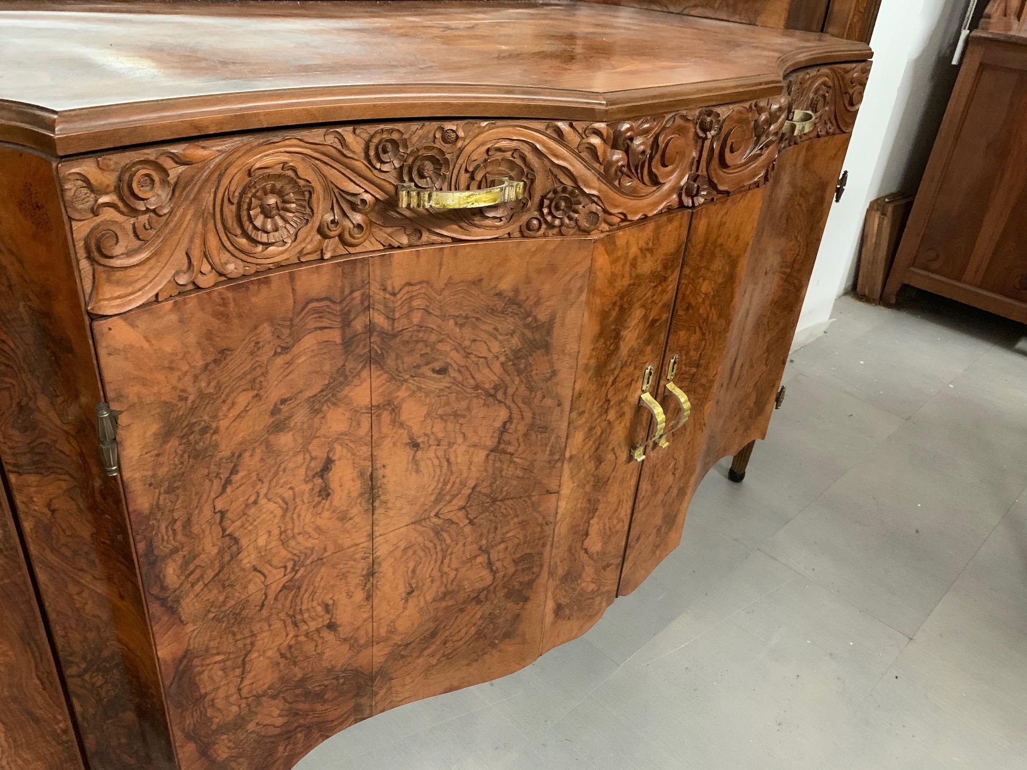 Art Deco Sideboard by Meroni & Fossati, 1930s In Good Condition For Sale In Montelabbate, PU