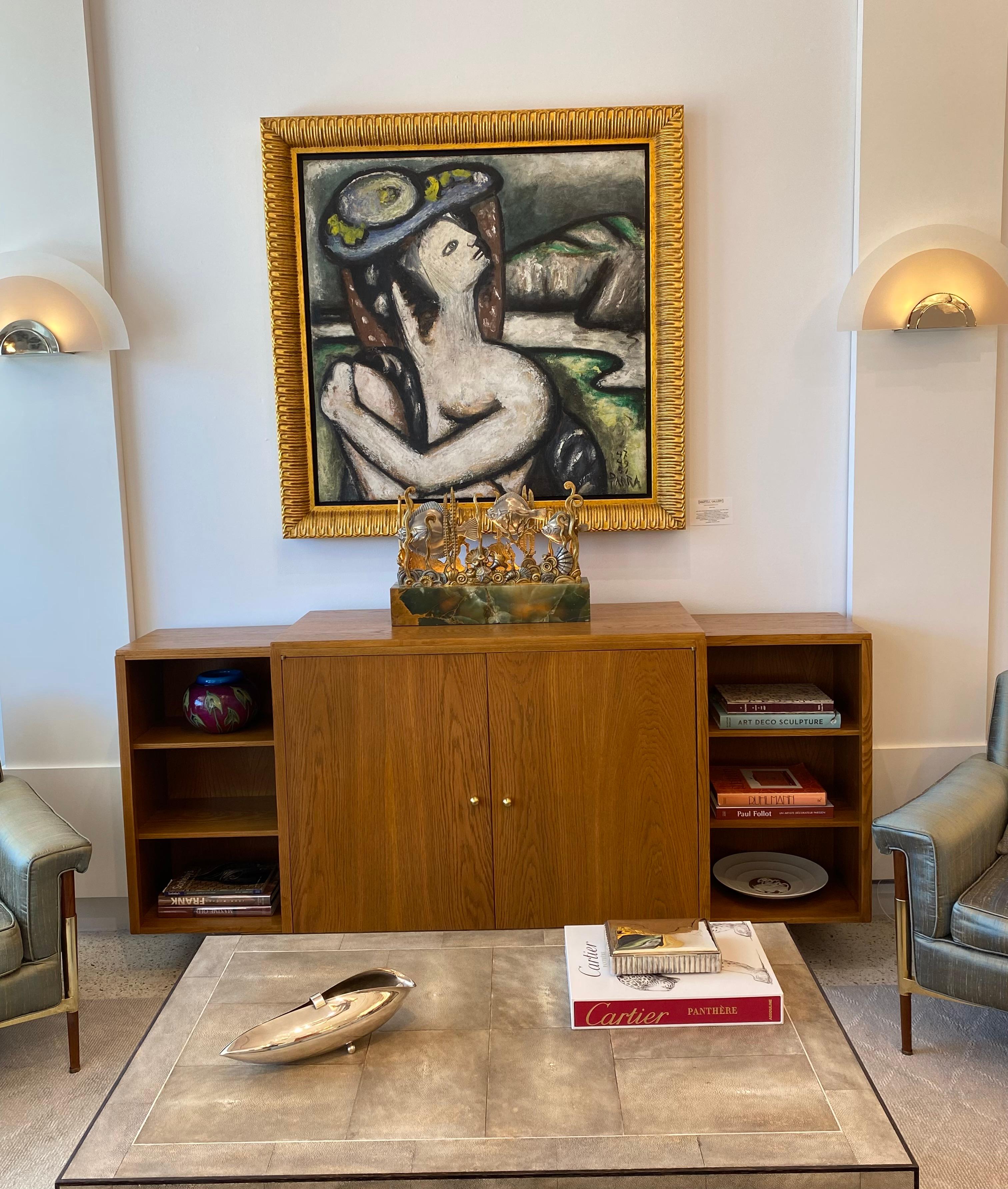 Aparador / Armario Art Déco de Jacques Émile Ruhlmann en venta 2